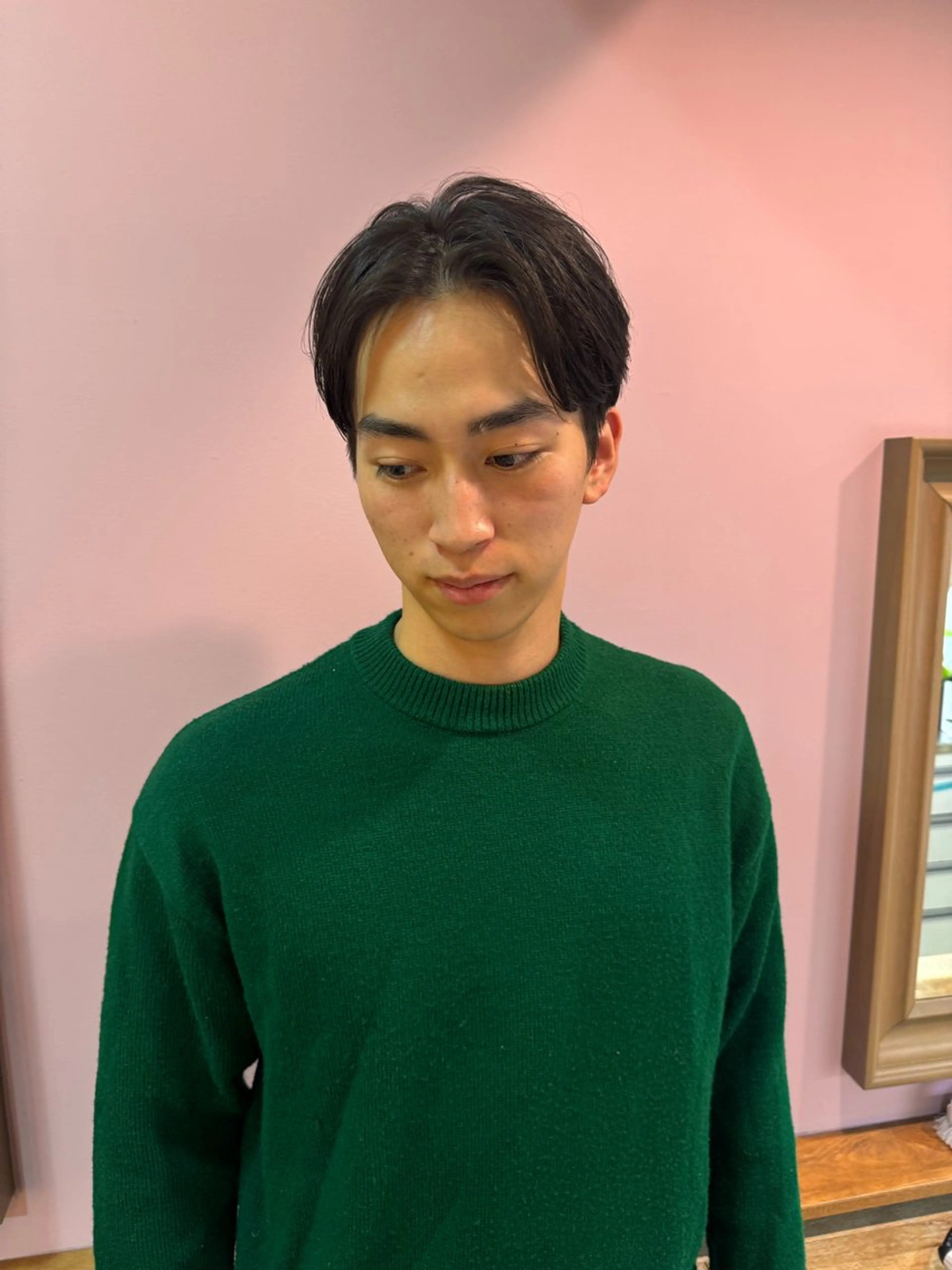 ショート カット タツキ／レイヤー／ パーマ／艶カラーのヘアスタイル