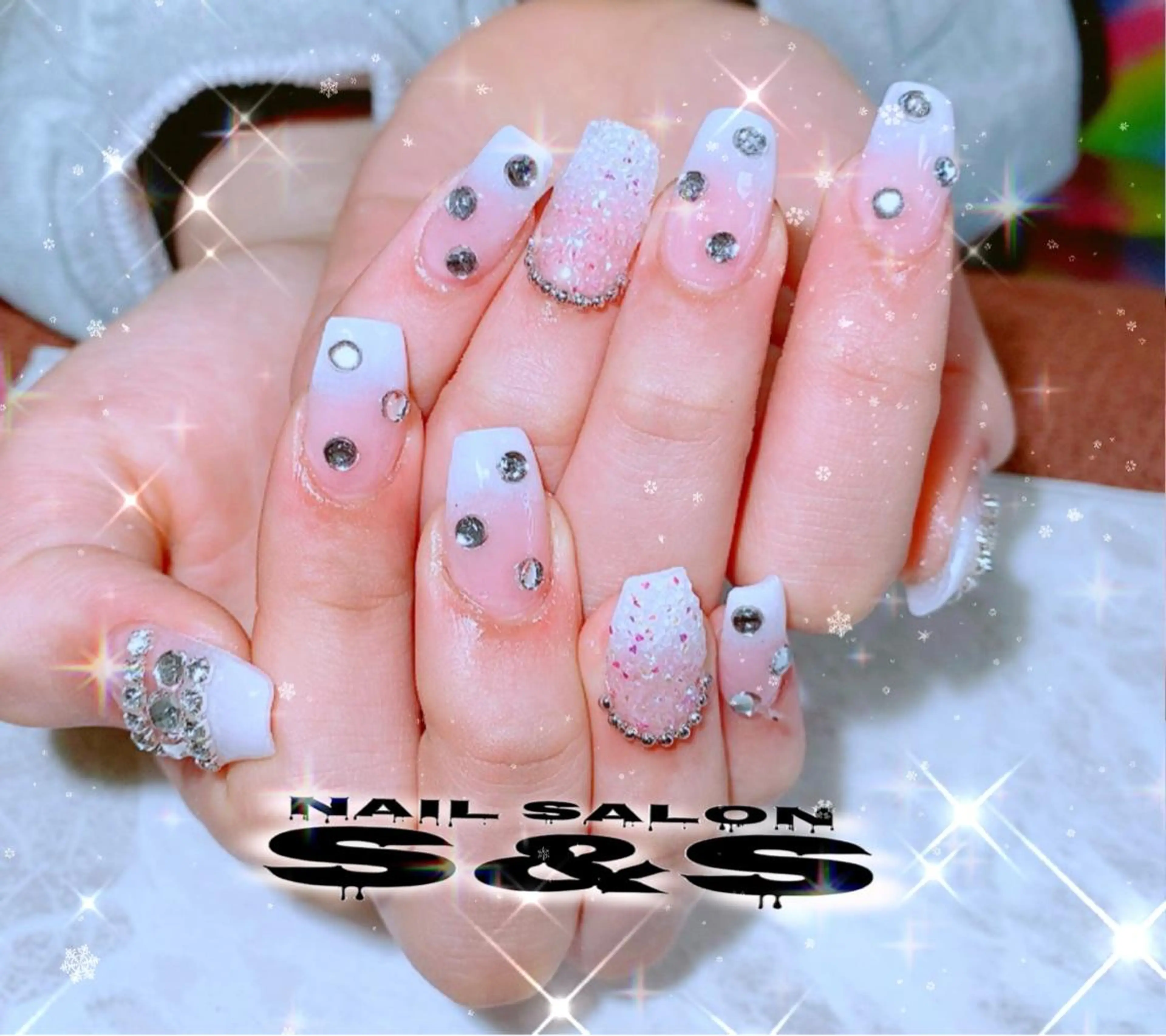 ネイル 長さ出し メンズネイル 持ち込み スカルプネイル S&S 村田小百合のネイルデザイン