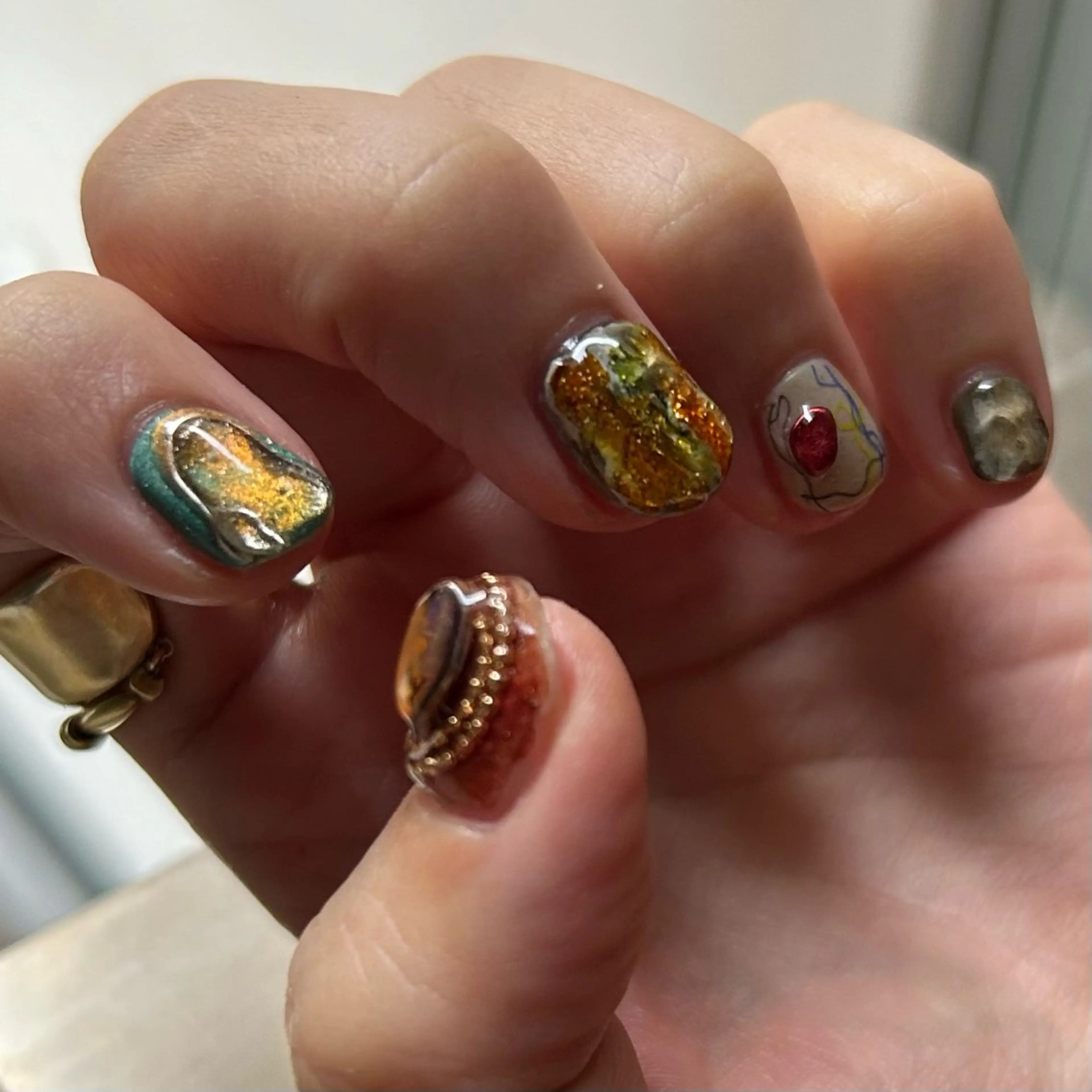 ネイル ハンドネイル フットネイル @Unica_ honmachiのネイルデザイン