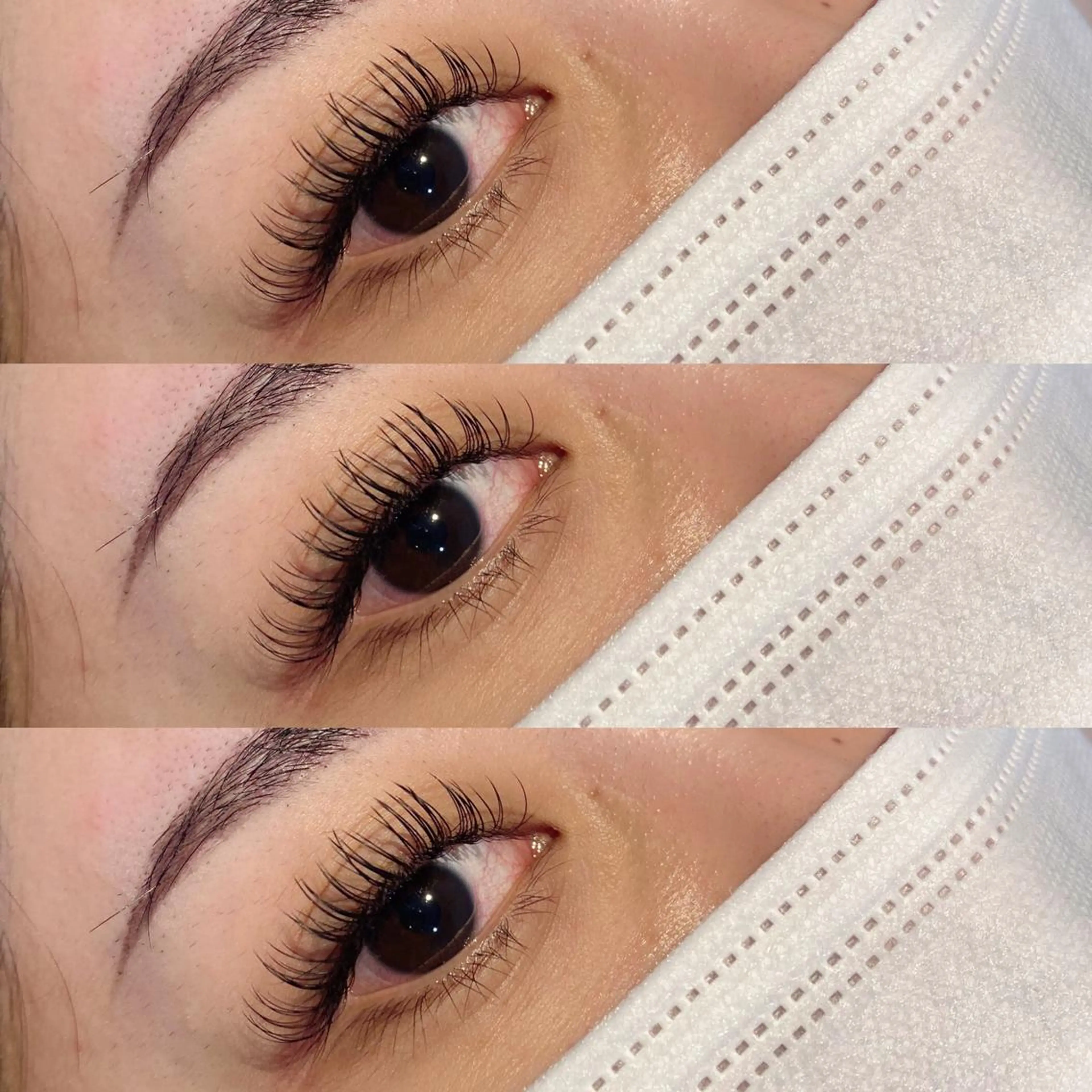 マツエク・マツパ フラットラッシュ アップワードラッシュ Bianca 長津田店　長牛のマツエク・マツパデザイン