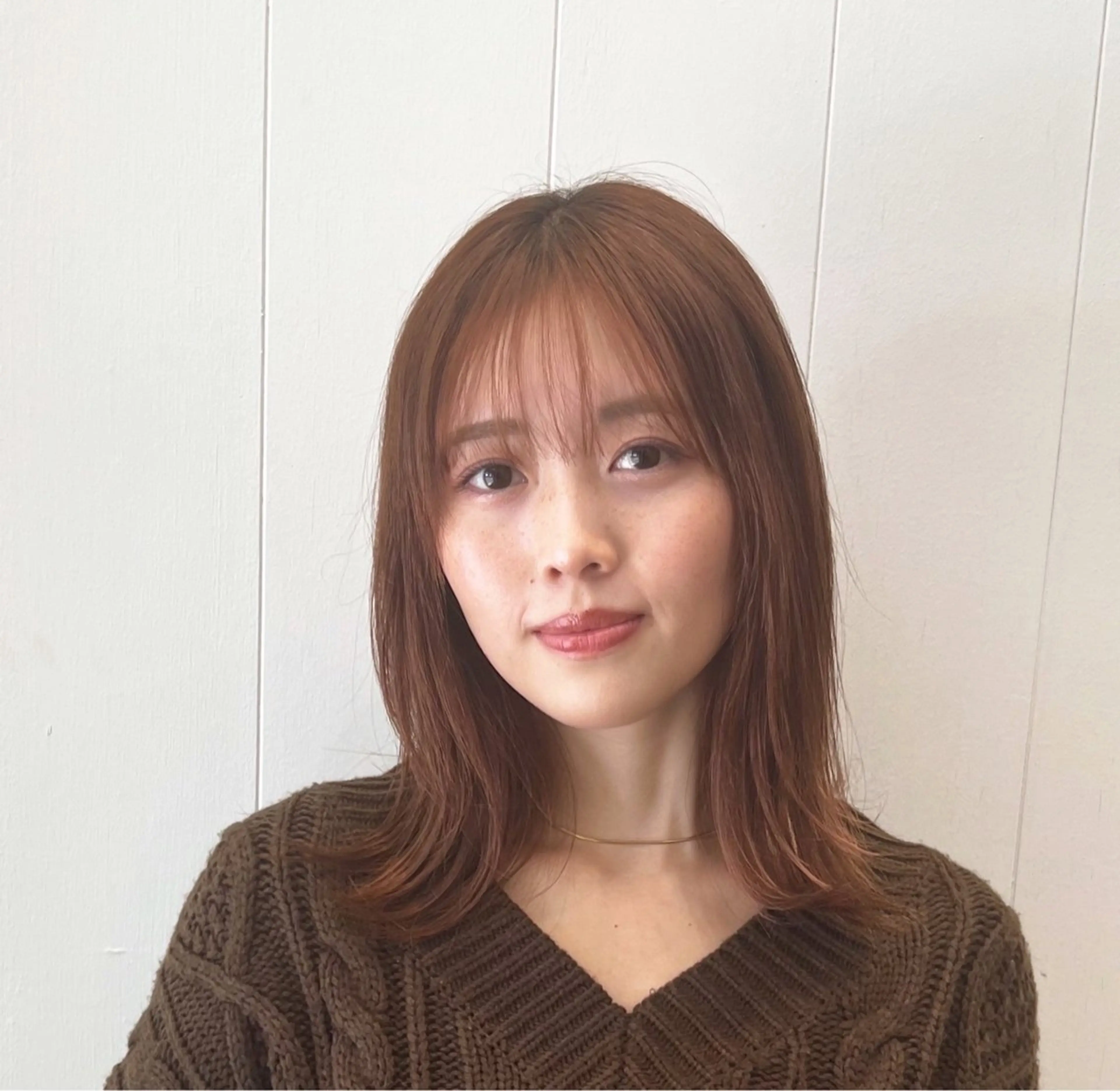 ミディアム 縮毛矯正 /横山陸人のヘアスタイル