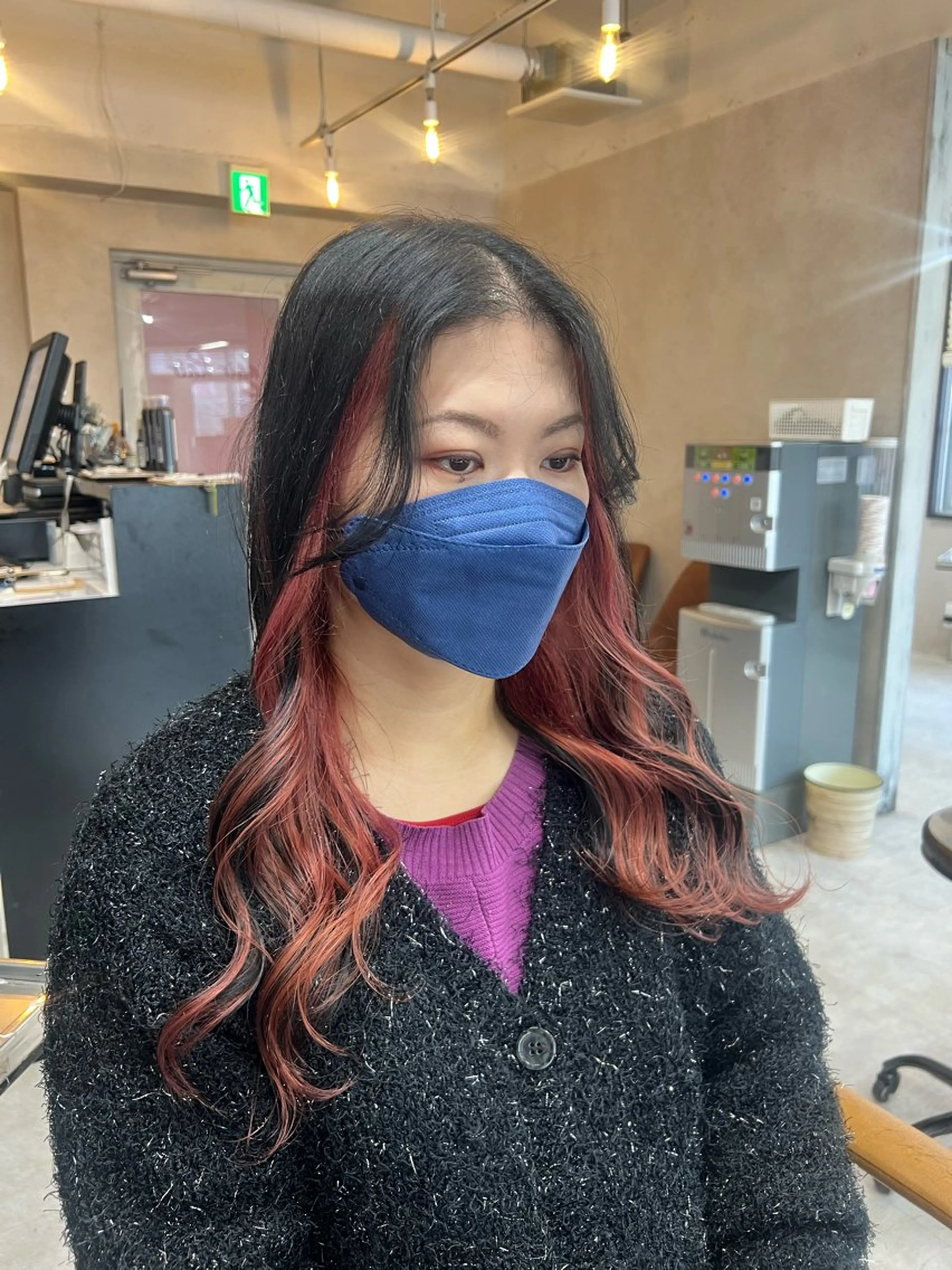 ロング ヘアカラー ブリーチカラー 🤎〰️Yuunaのヘアスタイル