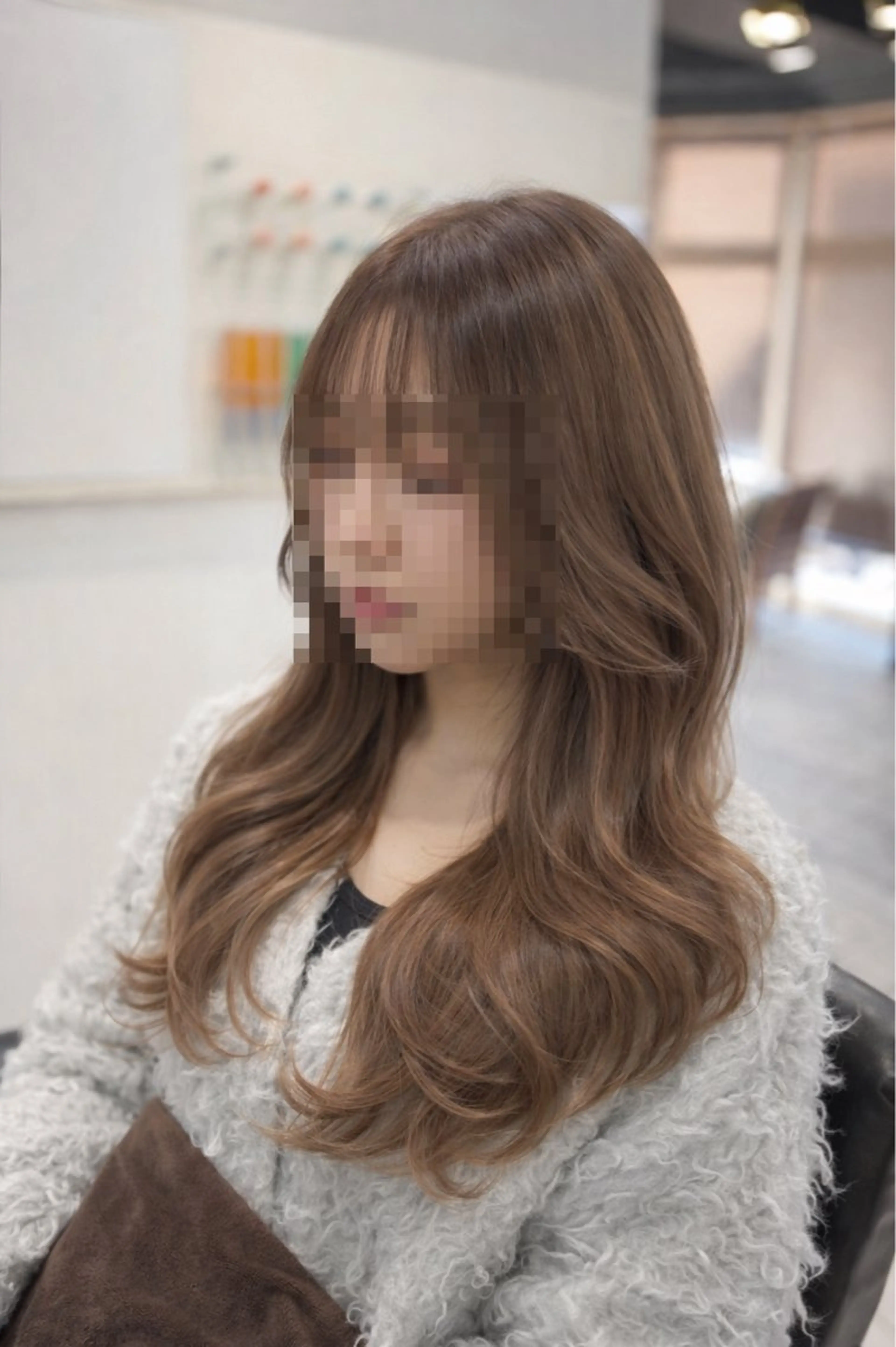 ロング シールエクステ エクステ レイヤーカット ヘアカラー エクステ エクステ/ハイトーン レイヤーHIROのヘアスタイル