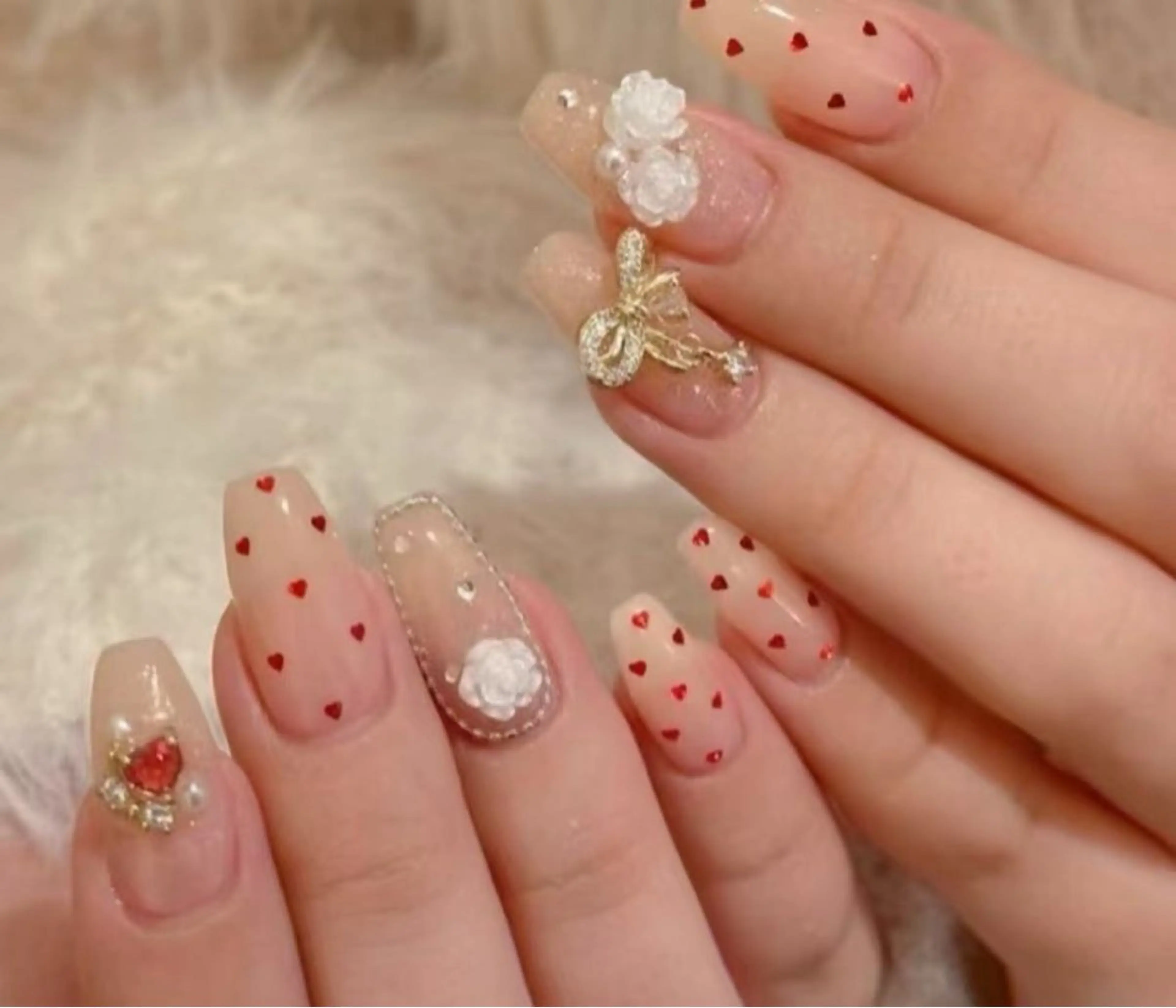 ネイル ワンホンネイル ハンドネイル H&B せつかのネイルデザイン