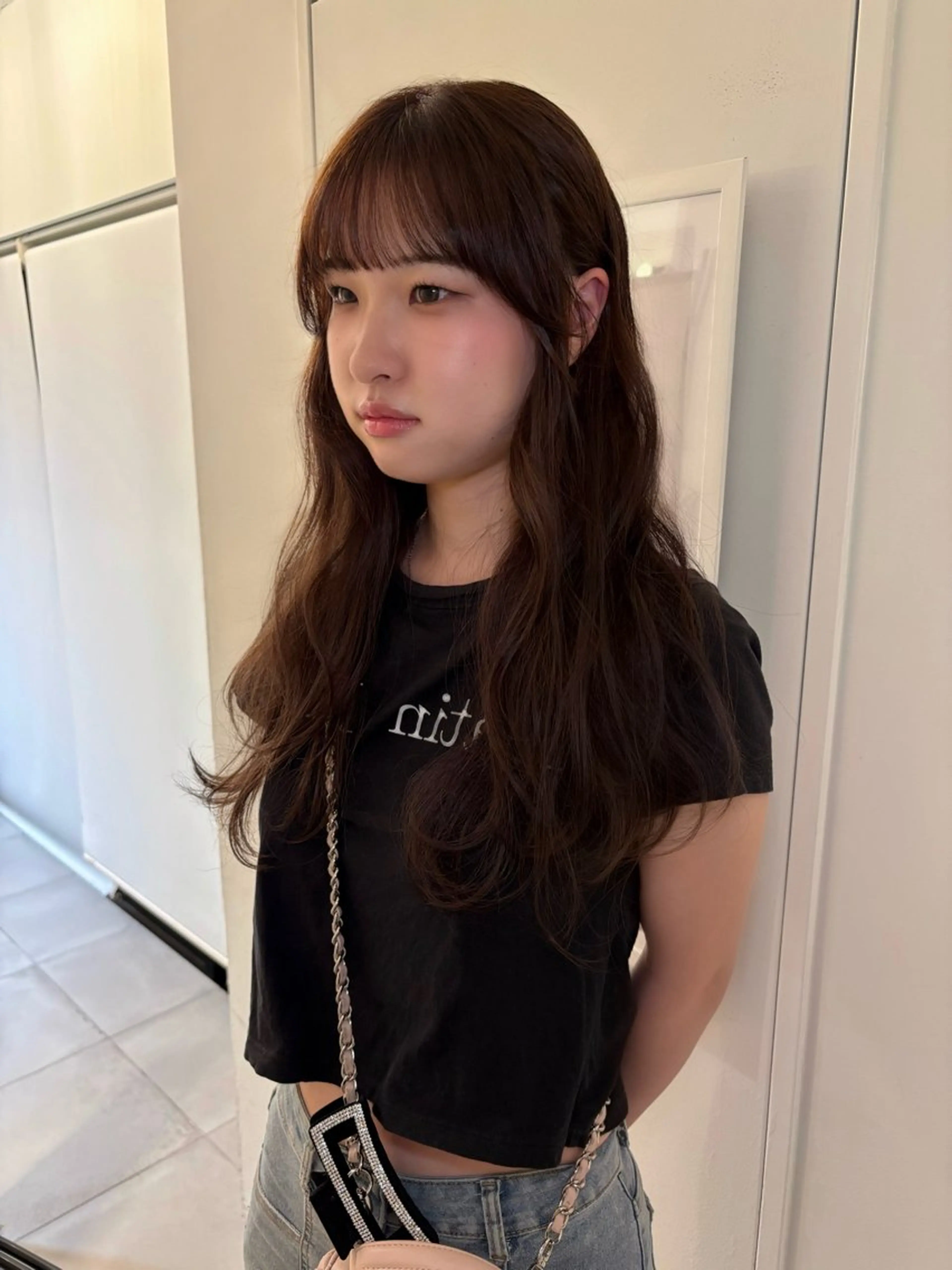 当日限定‼️《垢抜けイメチェン🎀》ブリーチなしでも叶ううる艶カラー💗モデル価格💓の写真