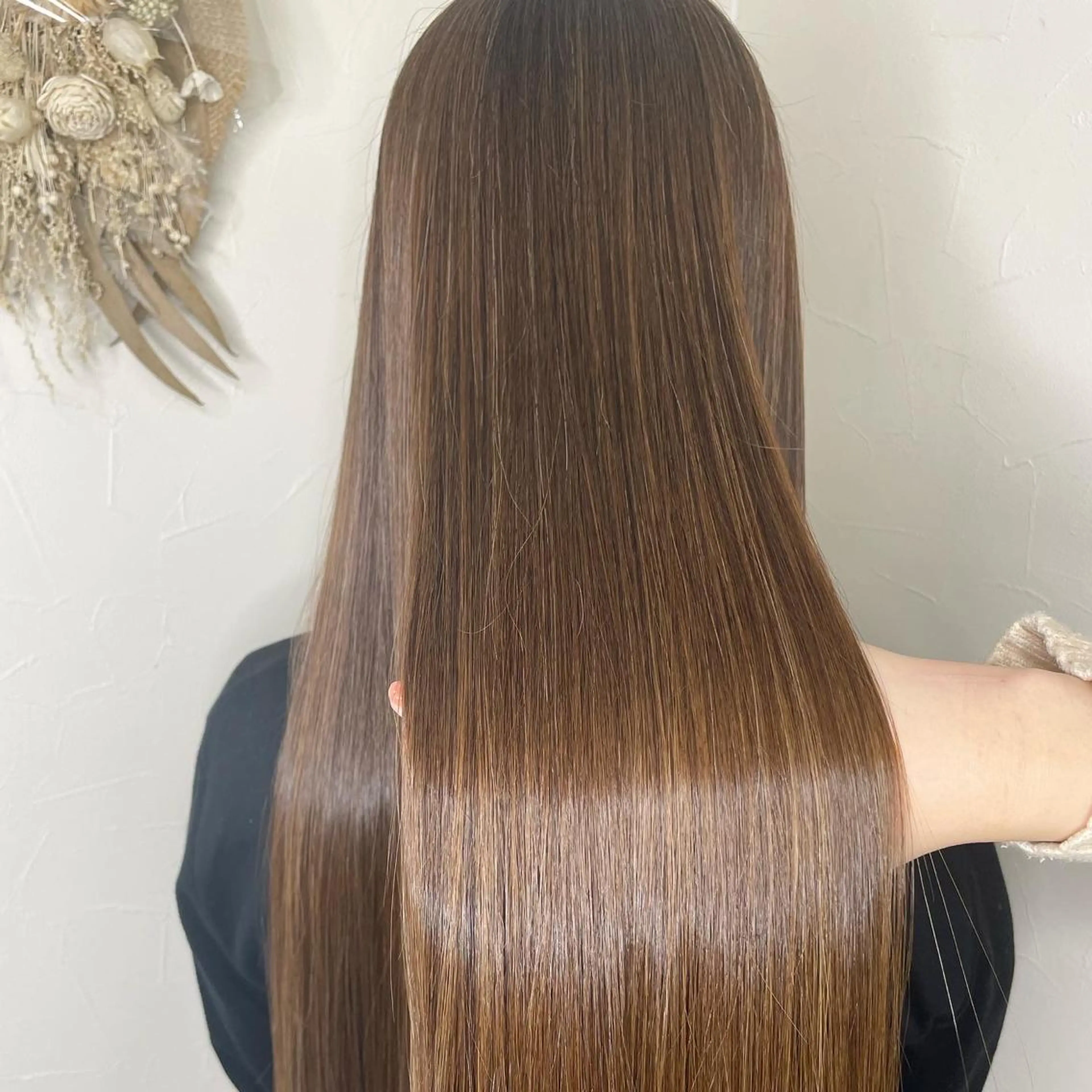 【人気No.3💛】髪質改善ストレートコース✨(酸性ストレート➕髪質改善トリートメント➕超音波アイロン)の写真