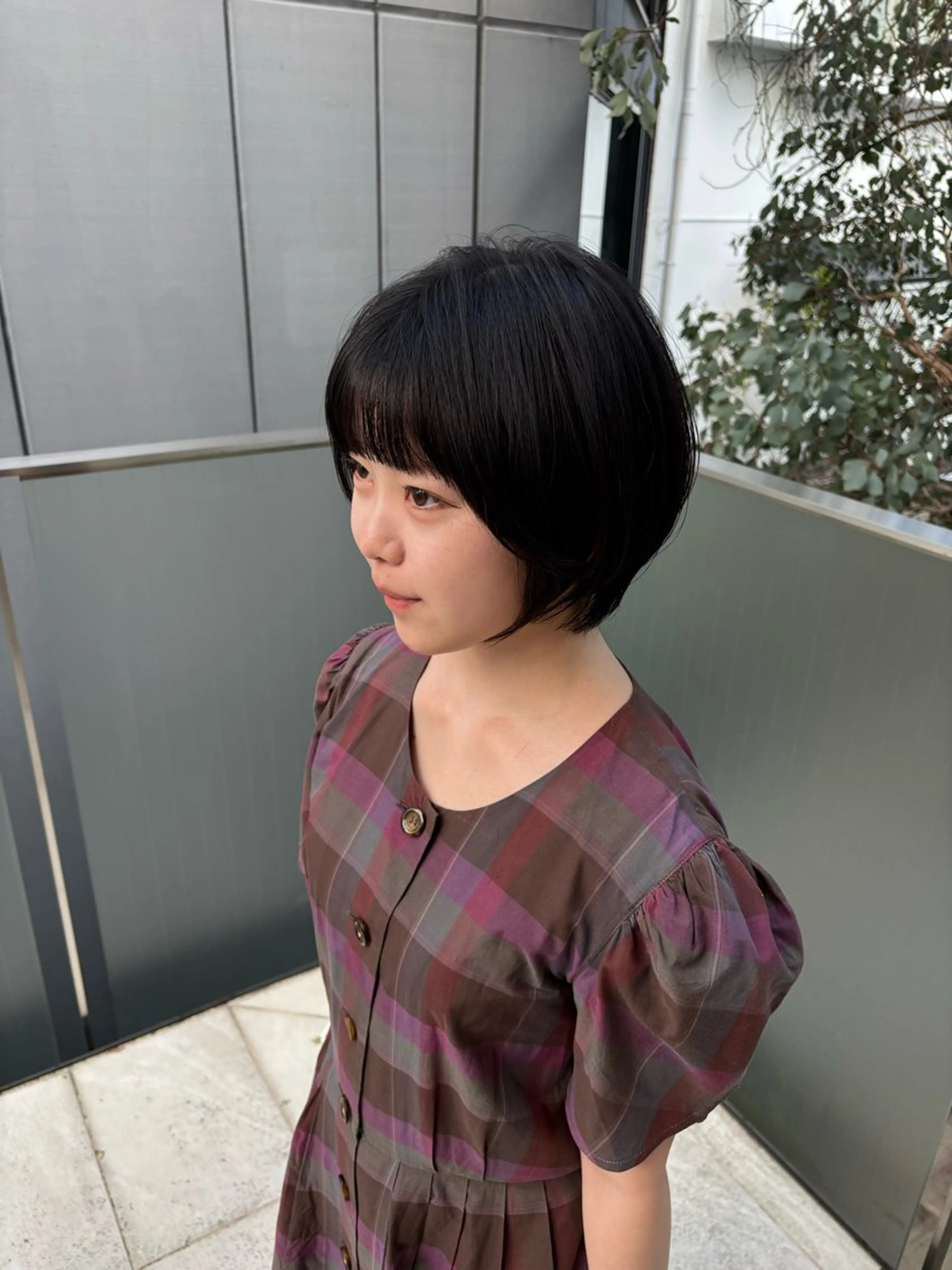 ショート カット トリートメント 無料カットモデル /小顔ショート/荒砂のヘアスタイル