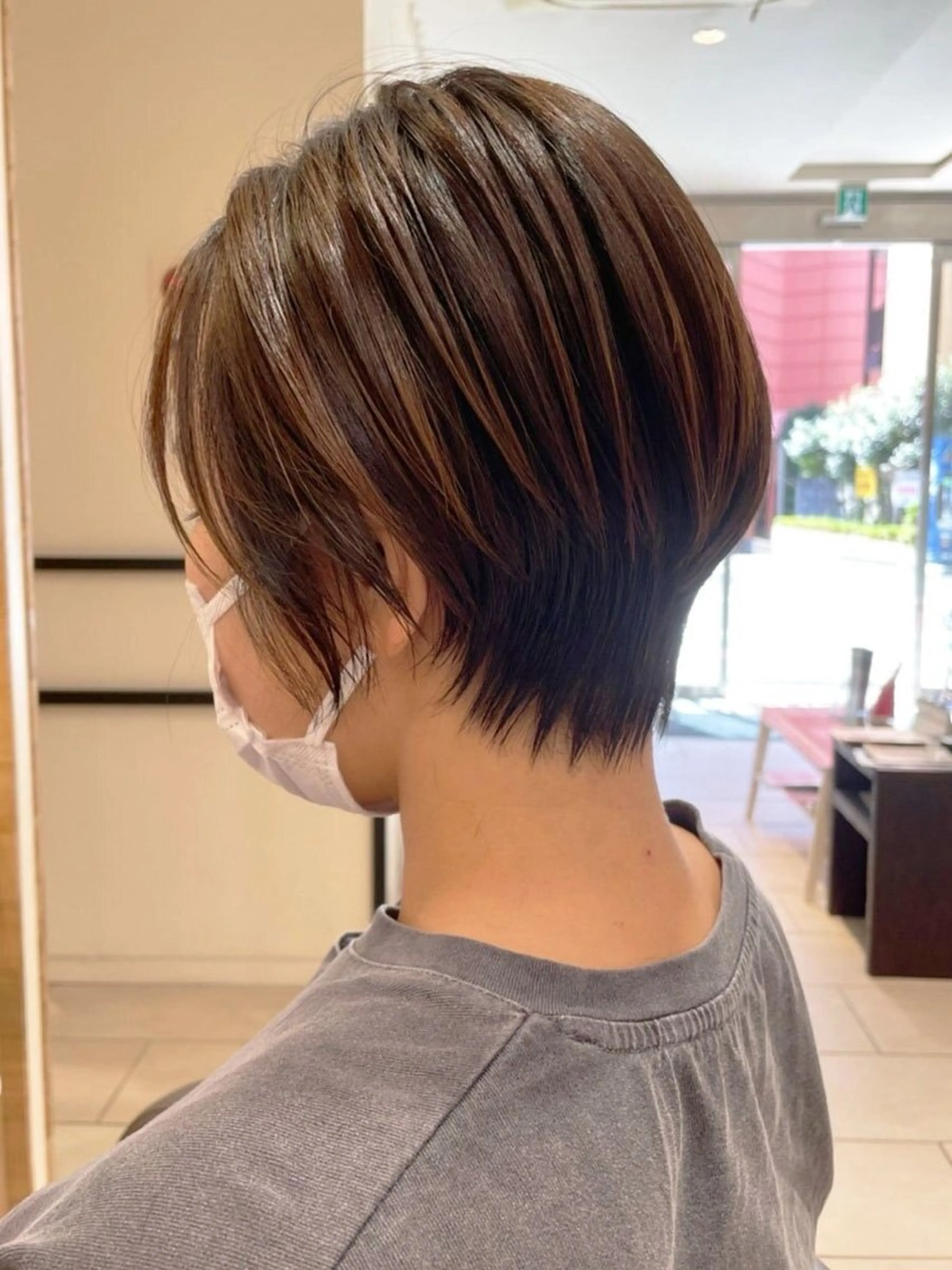 ショート ハイライト 髪質改善 ショートヘア カット トリートメント 内藤　宏紀 tidasmileのヘアスタイル