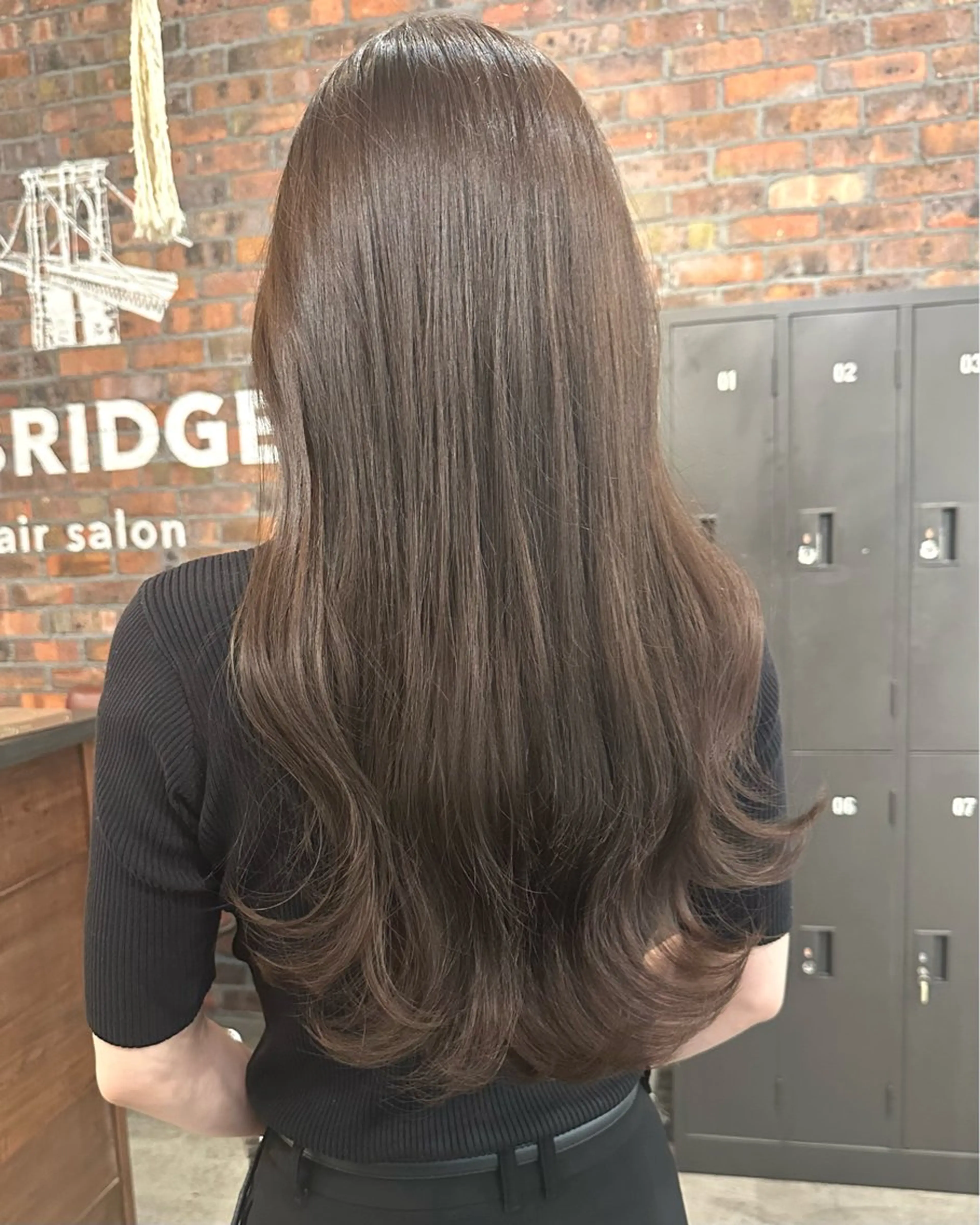 ロング カラー カット ヘアカラー トリートメント 村田 来倖のヘアスタイル