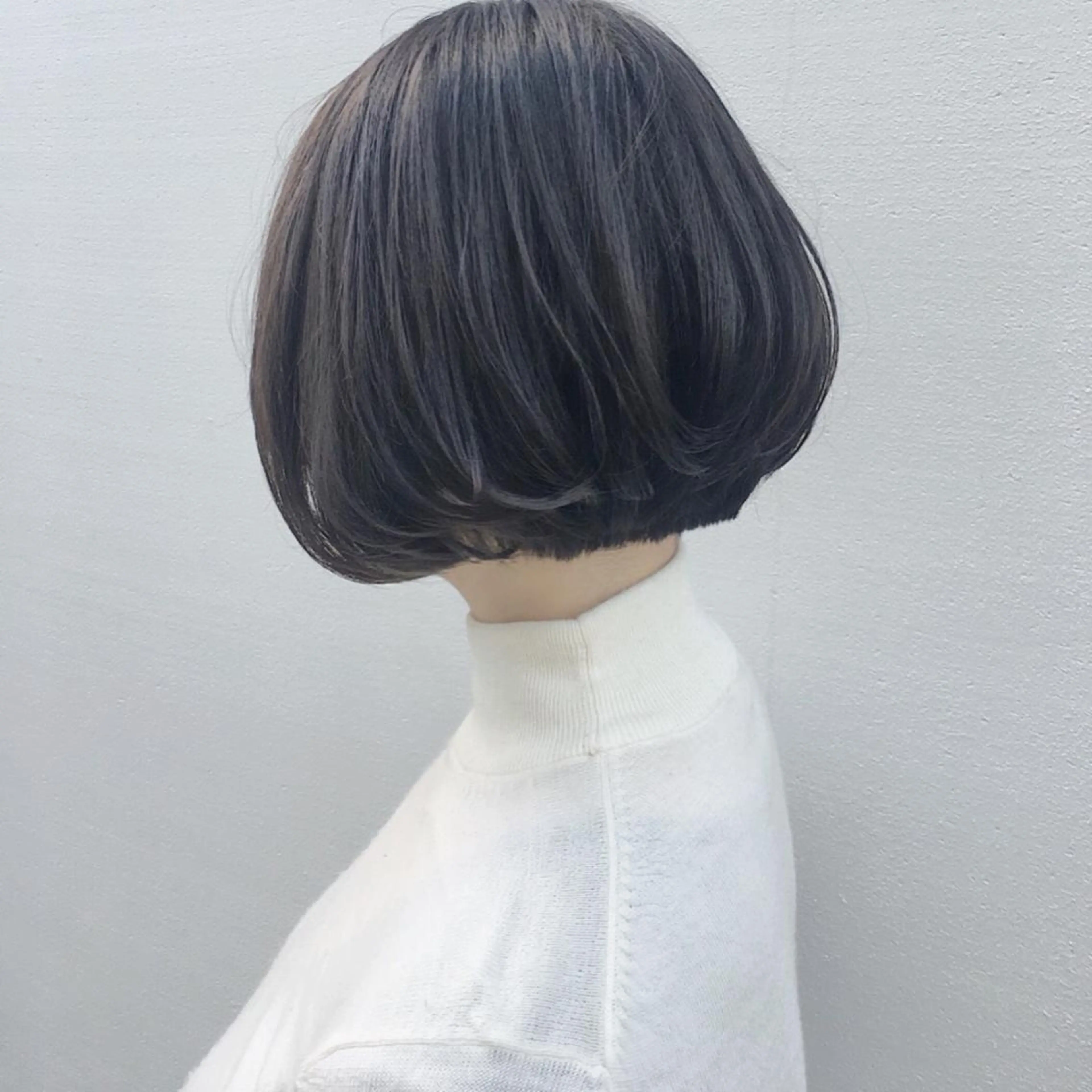 カラー アッシュ ブルーカラー ブルーアッシュ ノグチ ユウキ/ボブのヘアスタイル