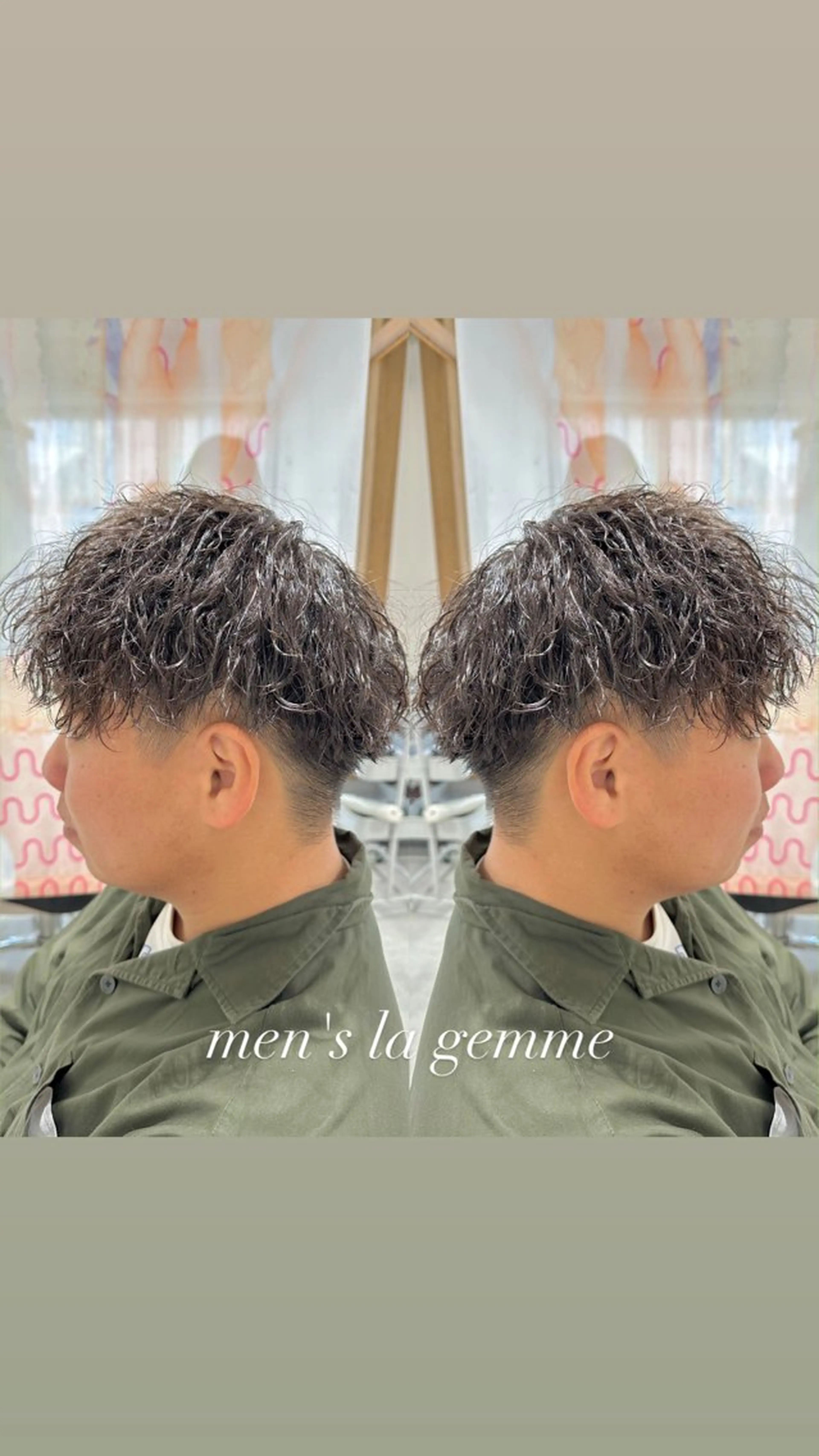 パーマ メンズ メンズパーマ ツイストスパイラルパーマ スパイラルパーマ カット パーマ トリートメント メンズ支持率No.1 メンズ特化/三木田のヘアスタイル