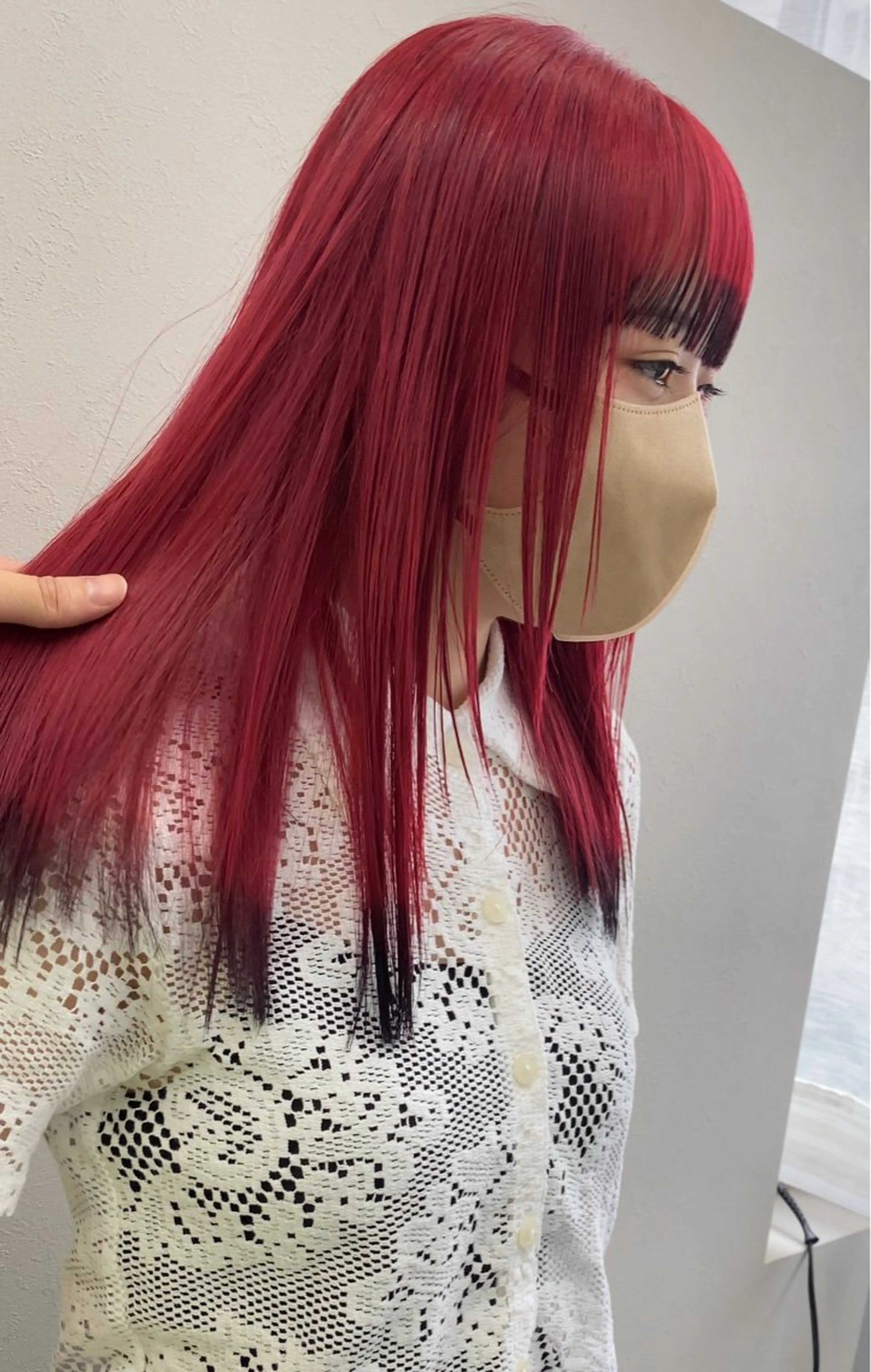 セミロング カラー ヘアカラー トリートメント uni/haruhi ☀️大名透明感カラーのヘアスタイル