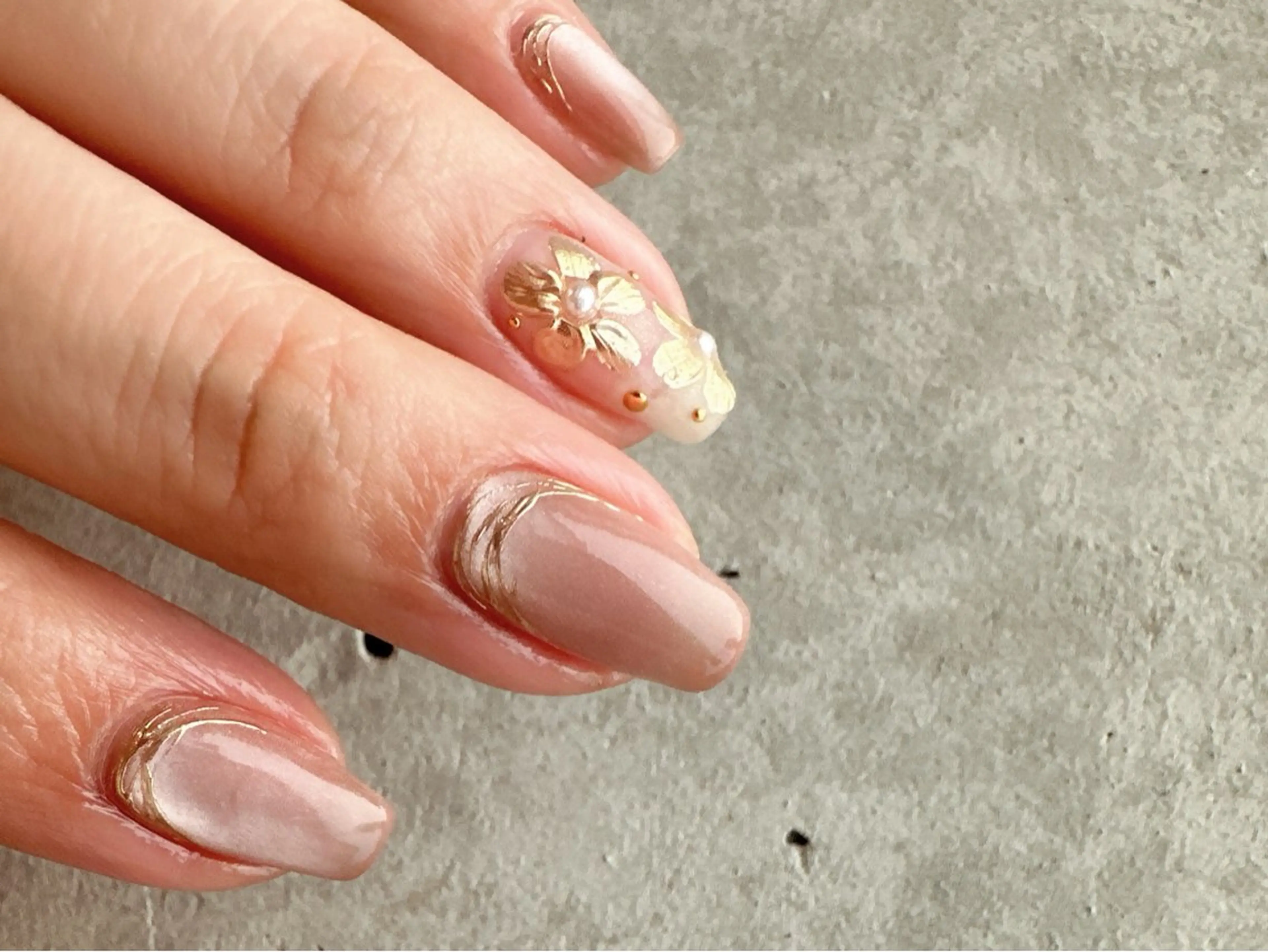 ネイル マグネットネイル ミラーネイル ハンドネイル en nail MEGUMIのネイルデザイン