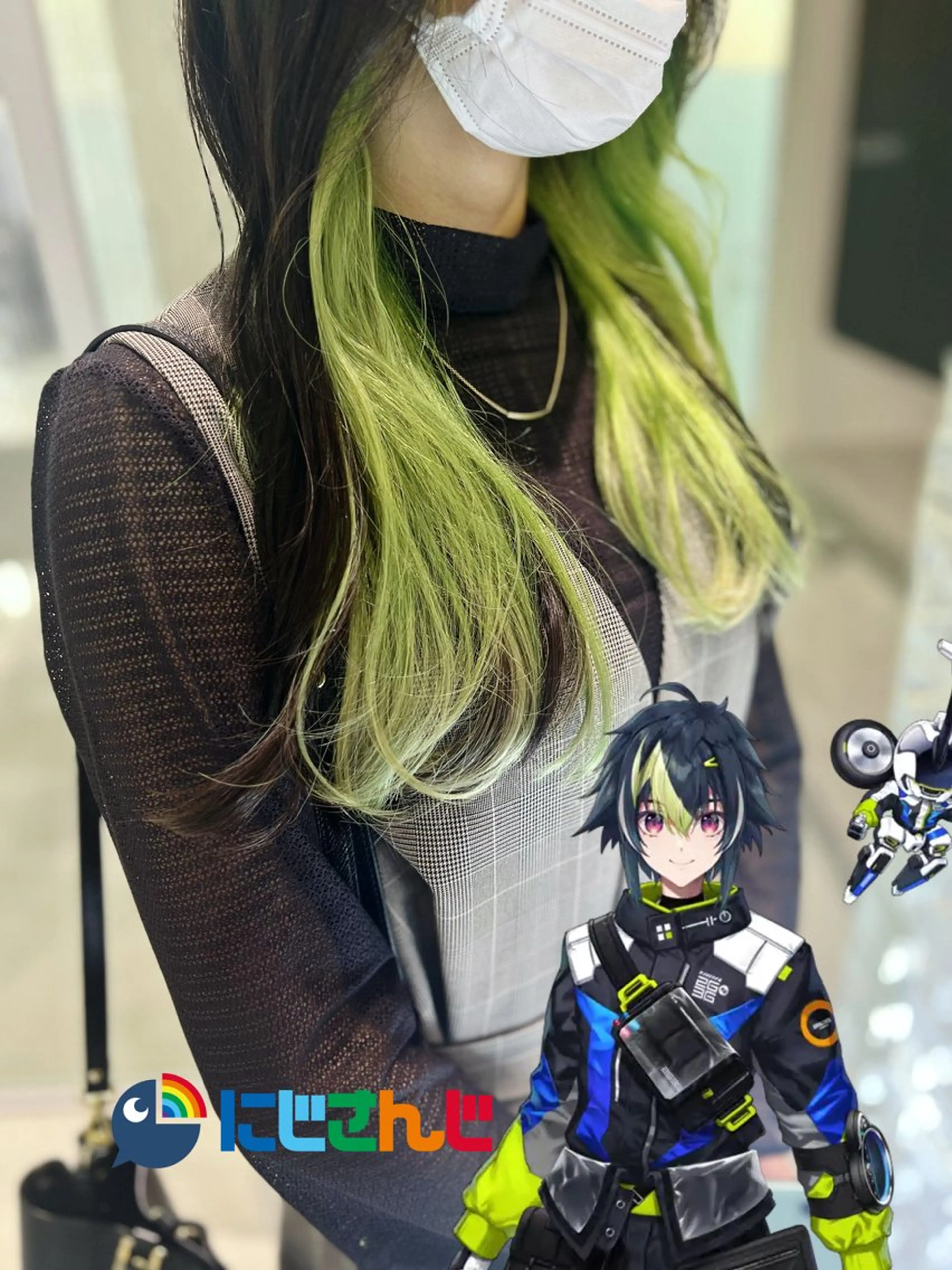 ロング カラー インナーカラー GEM lit所属・メ イのヘアスタイル