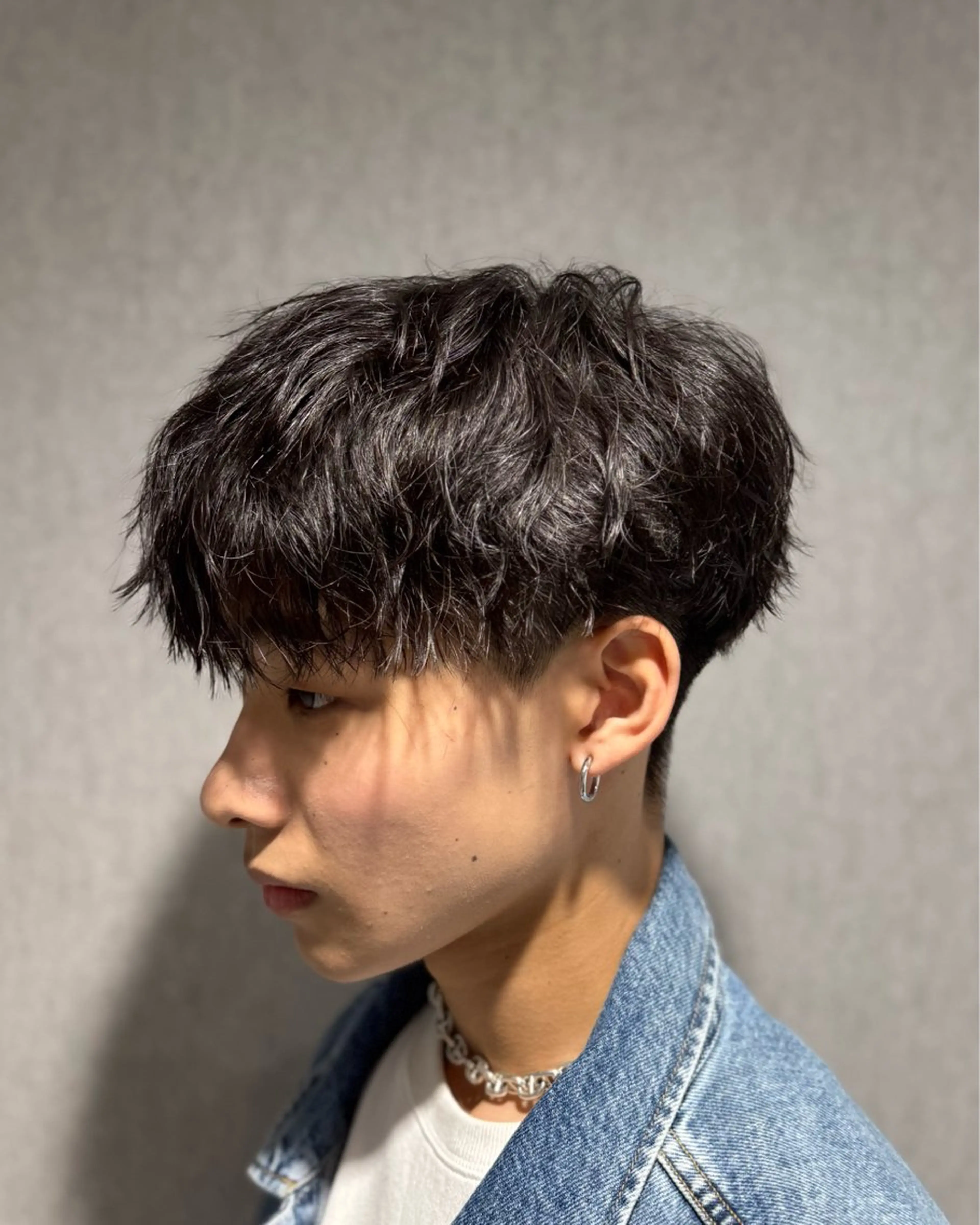 パーマ メンズ カット パーマ 曲がる縮毛/カルマパ ーマ/池袋/横村大全のヘアスタイル