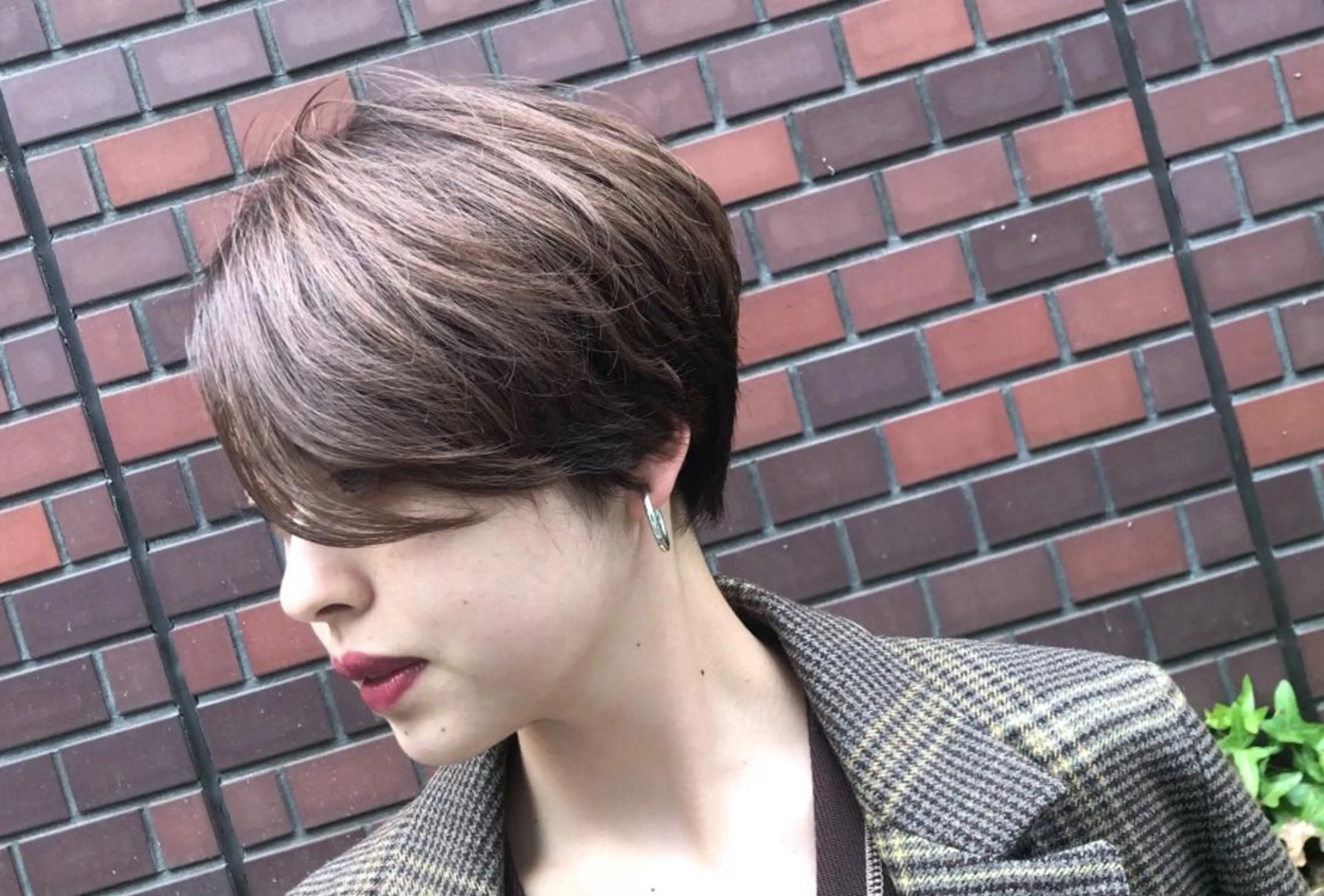 ショート カラー ハンサムショート 丸みショート ショートヘア モリオフロムロンドン池袋店所属・冨永 さやかのヘアスタイル