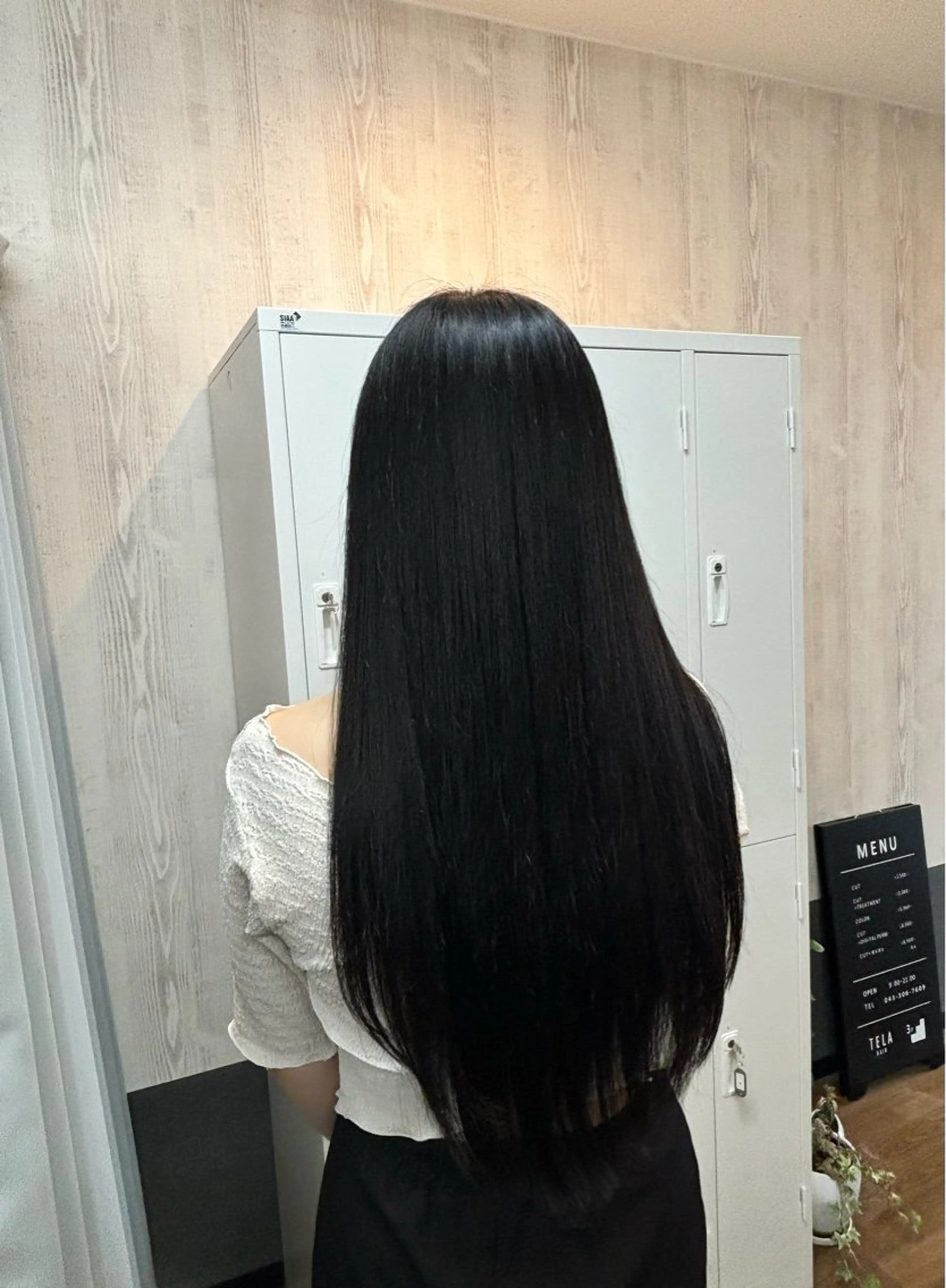 ロング カラー 黒髪 透明感カラー 🩵 honoka🩵のヘアスタイル