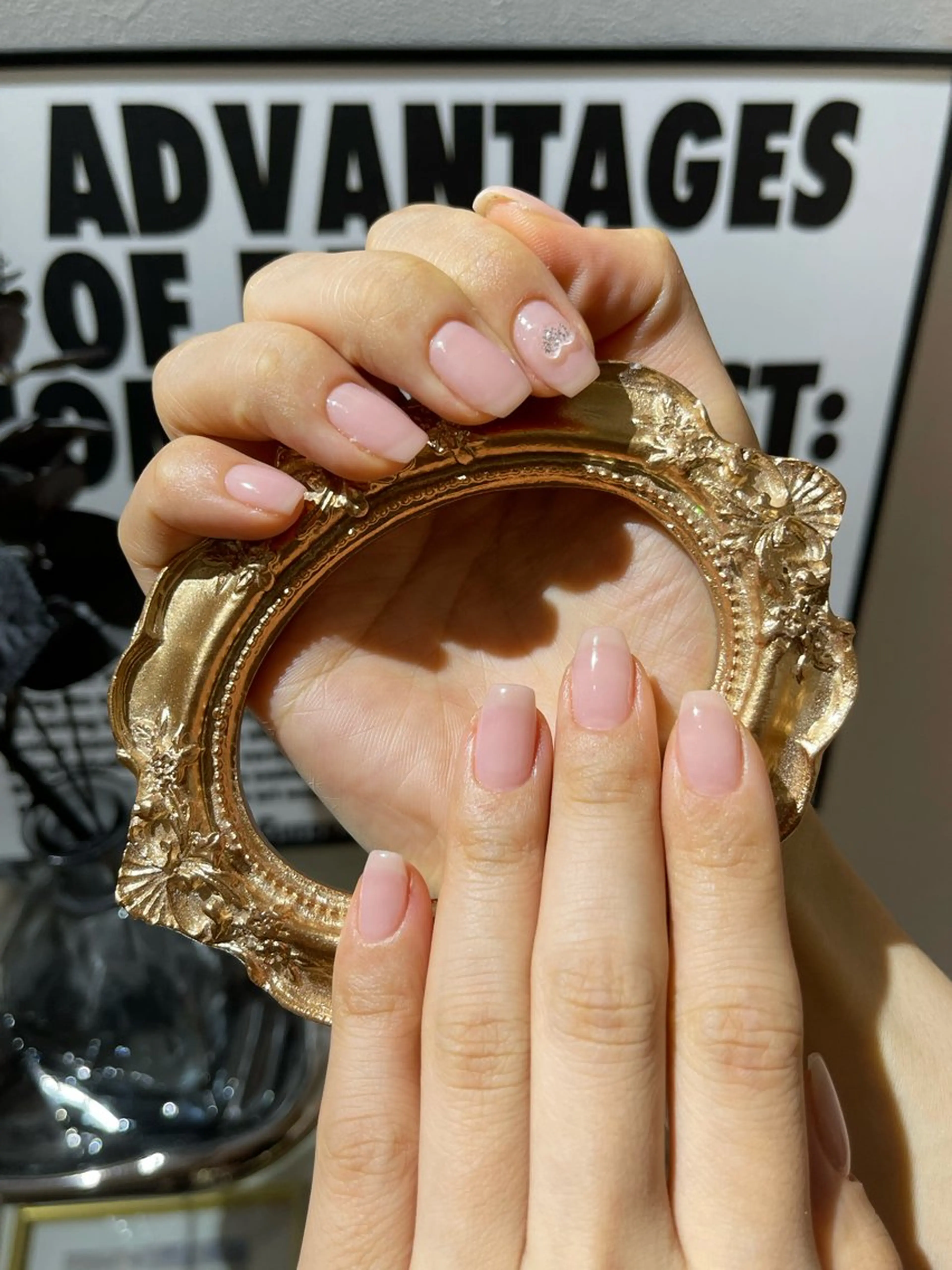 ネイル アートネイル フラッシュネイル フレンチネイル ガラスフレンチ グラデーション M2beauty Renaのネイルデザイン