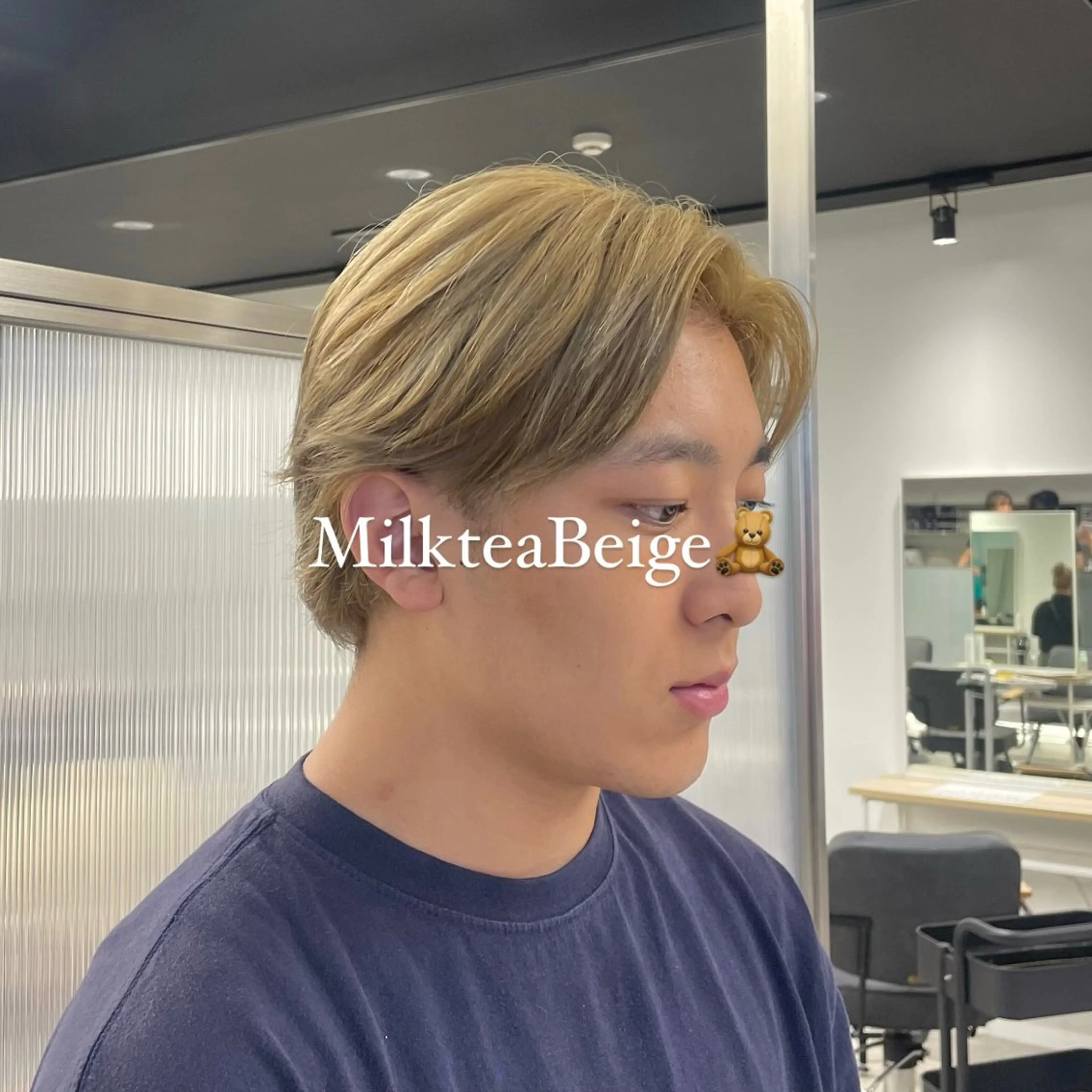 カラー メンズ sawaka🪽うる 艶カラー/レイヤーのヘアスタイル