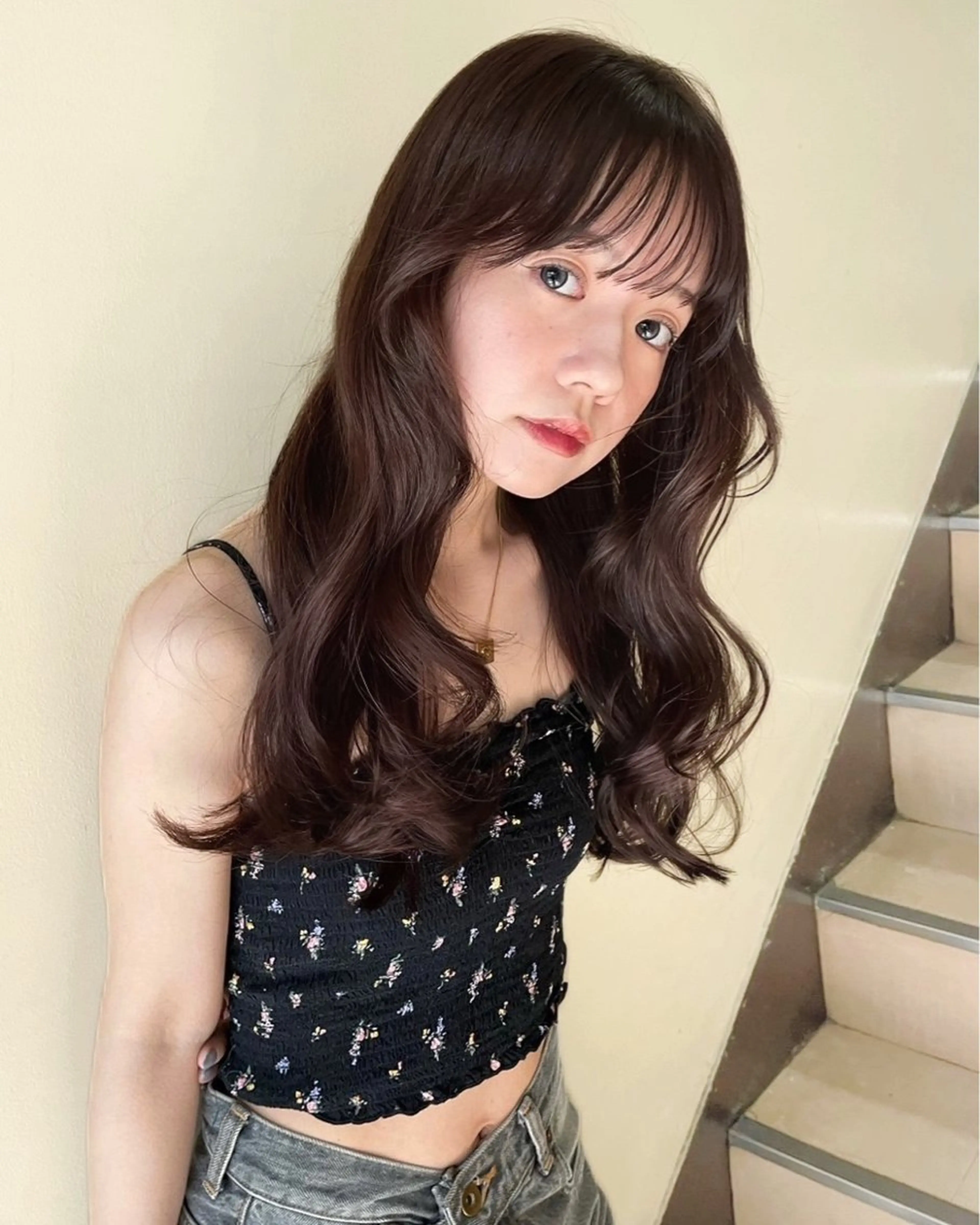 ロング カラー ダブルカラー レイヤーカット 別府 凜🎀shachuのヘアスタイル