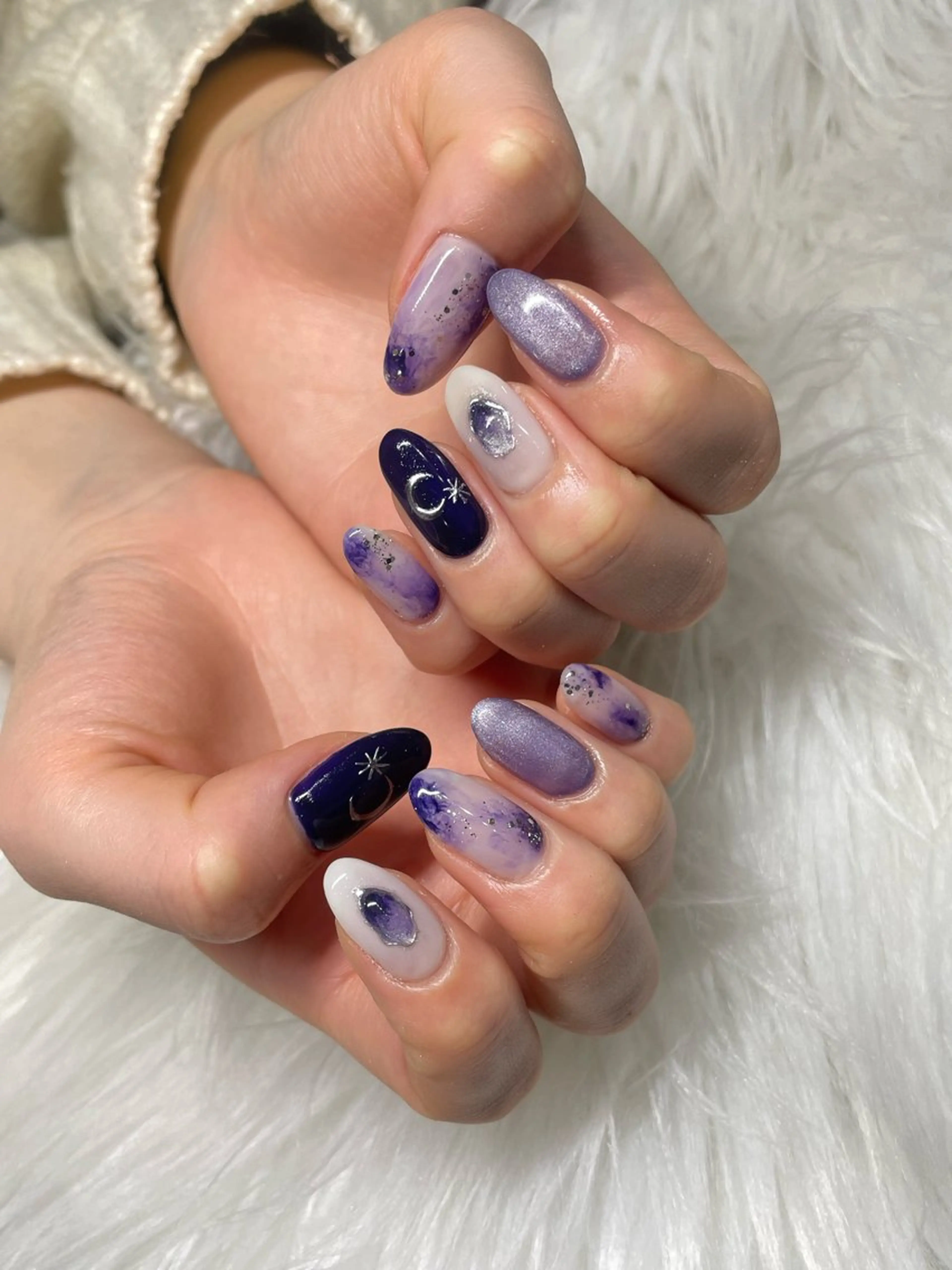 ネイル ハンドネイル オーロラ所属・YUI nailのネイルデザイン