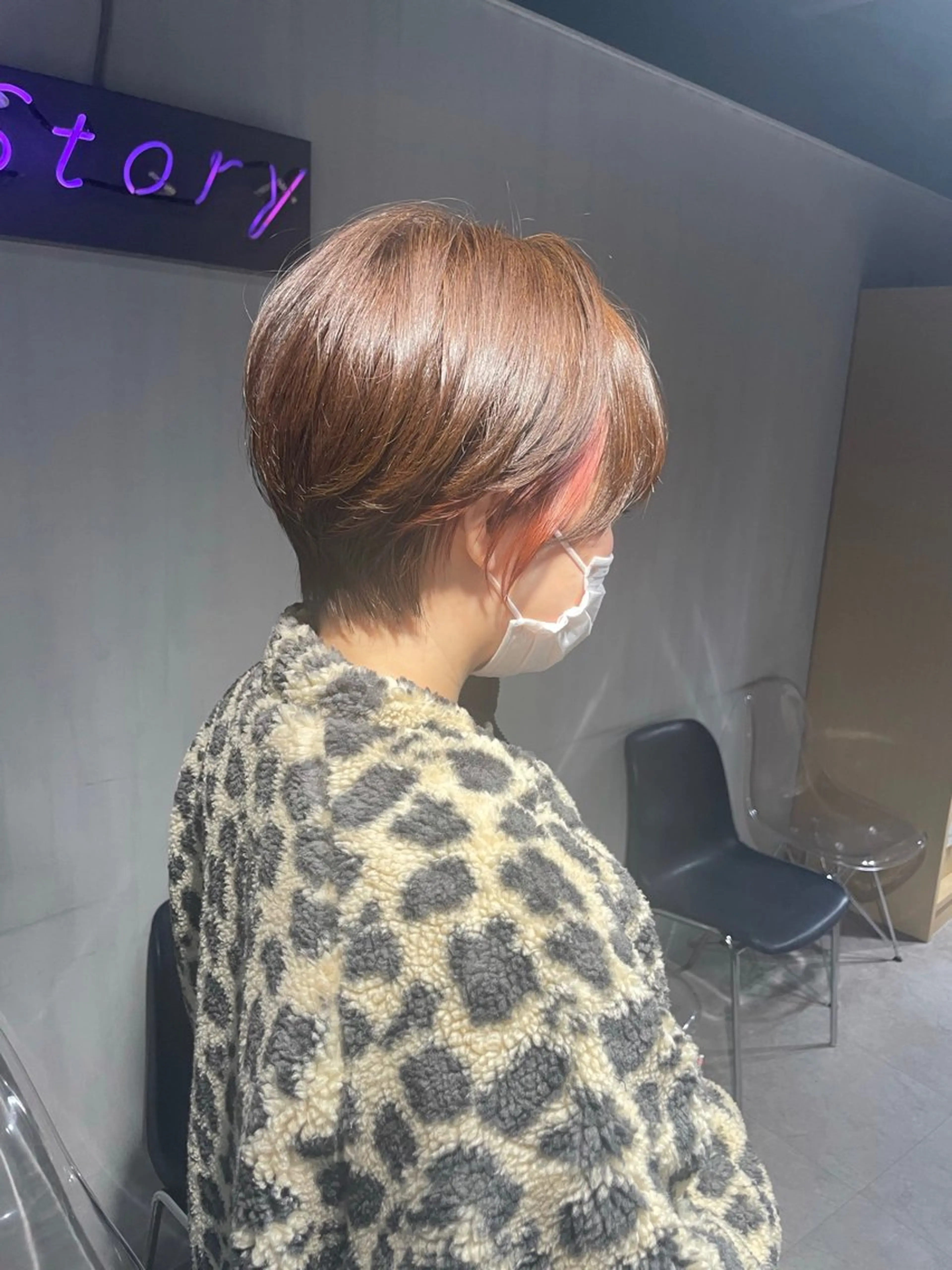 ショート カラー カット ヘアカラー トリートメント ヘッドスパ ヘアセット 🦋ハイトーンボブ ショート🦋トシキのヘアスタイル