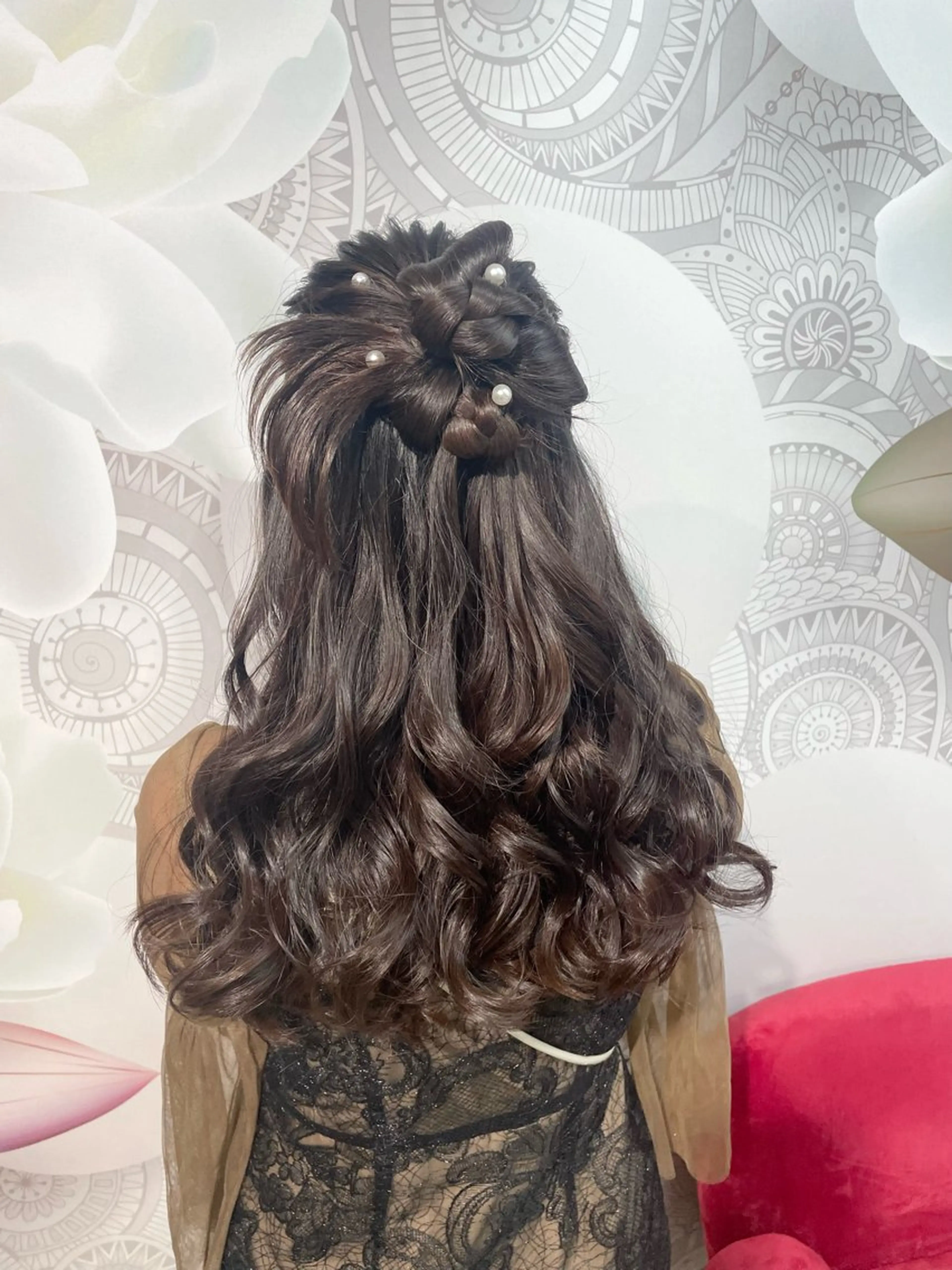 ヘアアレンジ ヘアセット 佐野 優美子のヘアスタイル