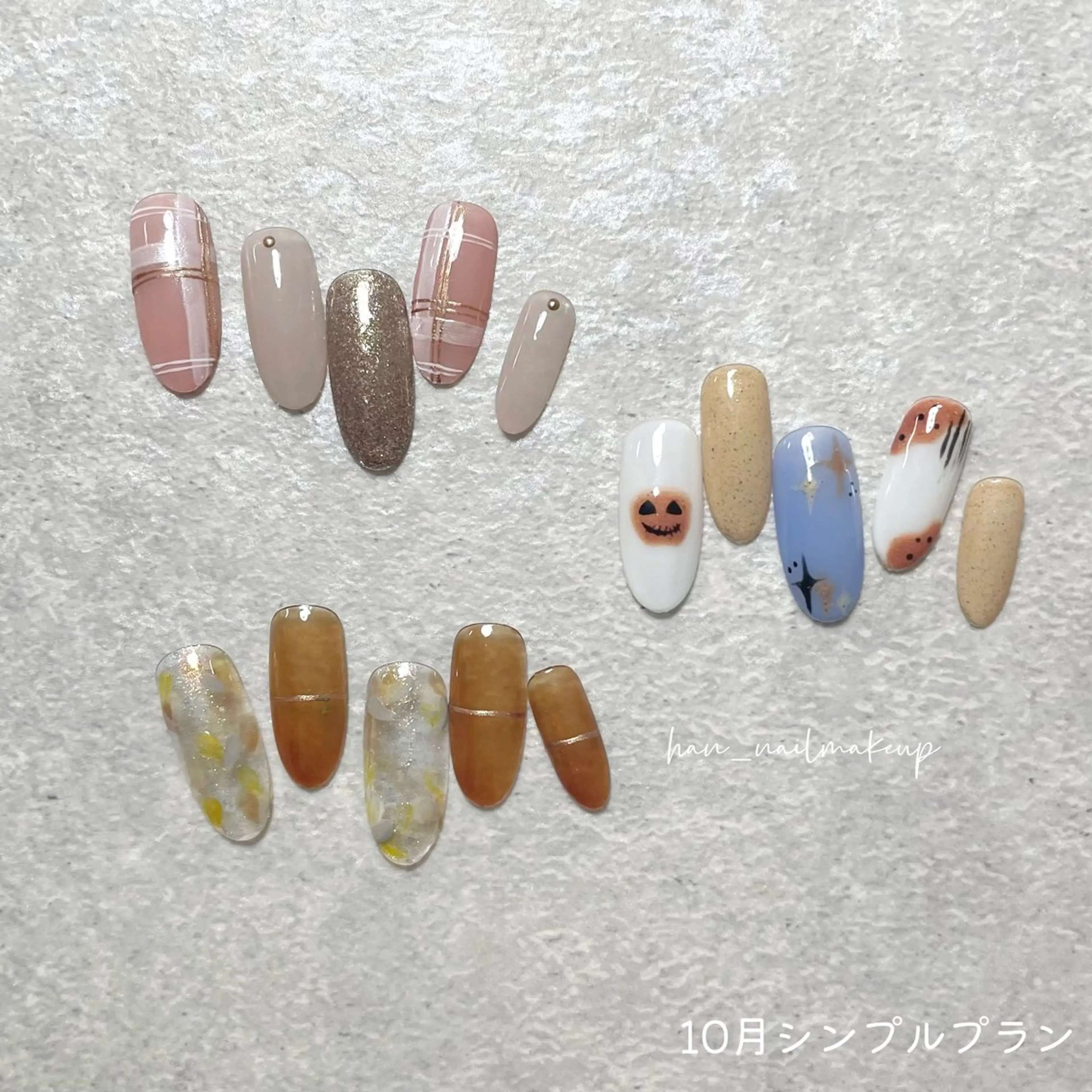 ネイル アートネイル ハンドネイル Han Nail 【y&m】のネイルデザイン