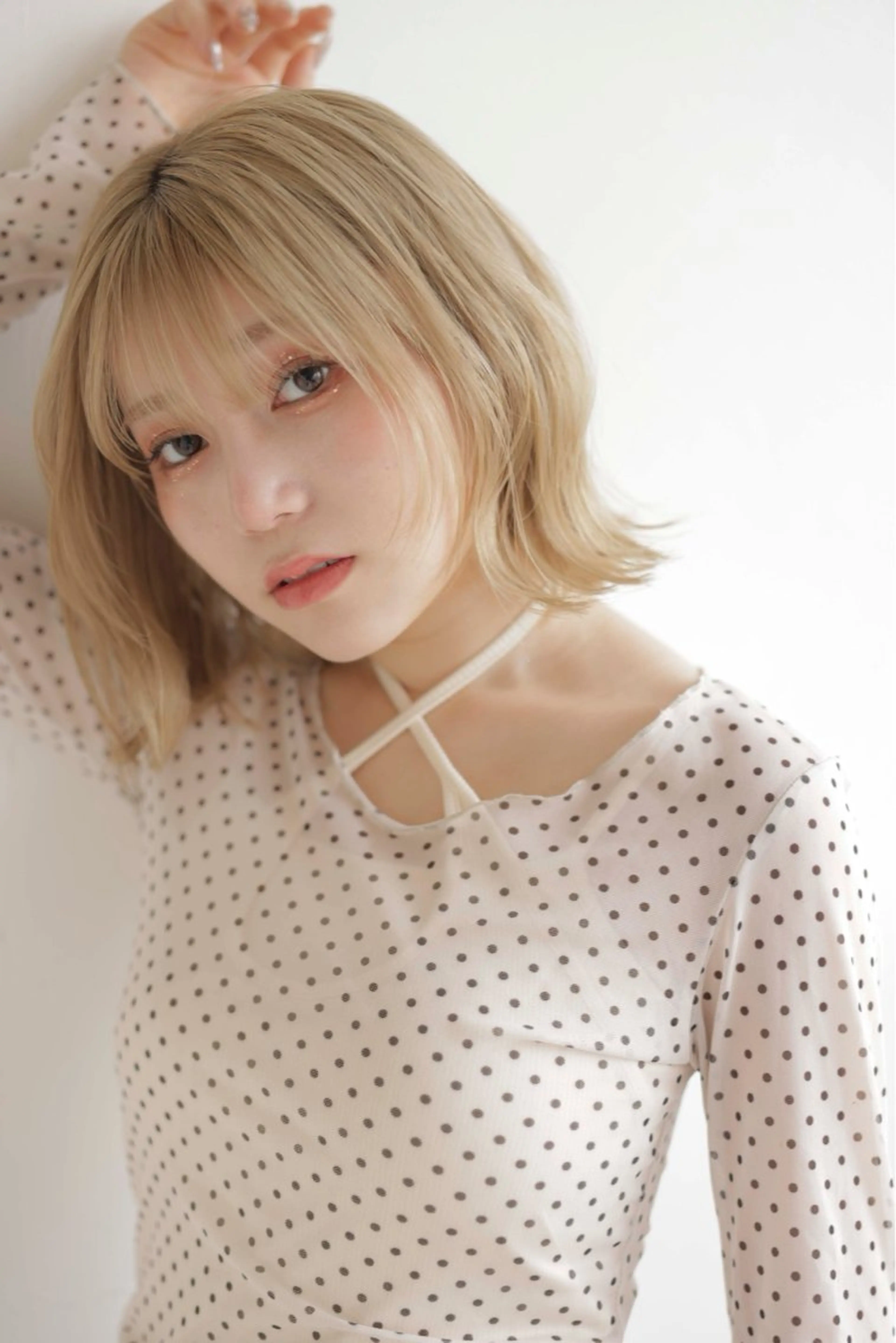 ミディアム カラー ヘアアレンジ 暖色カラー / minoriのヘアスタイル