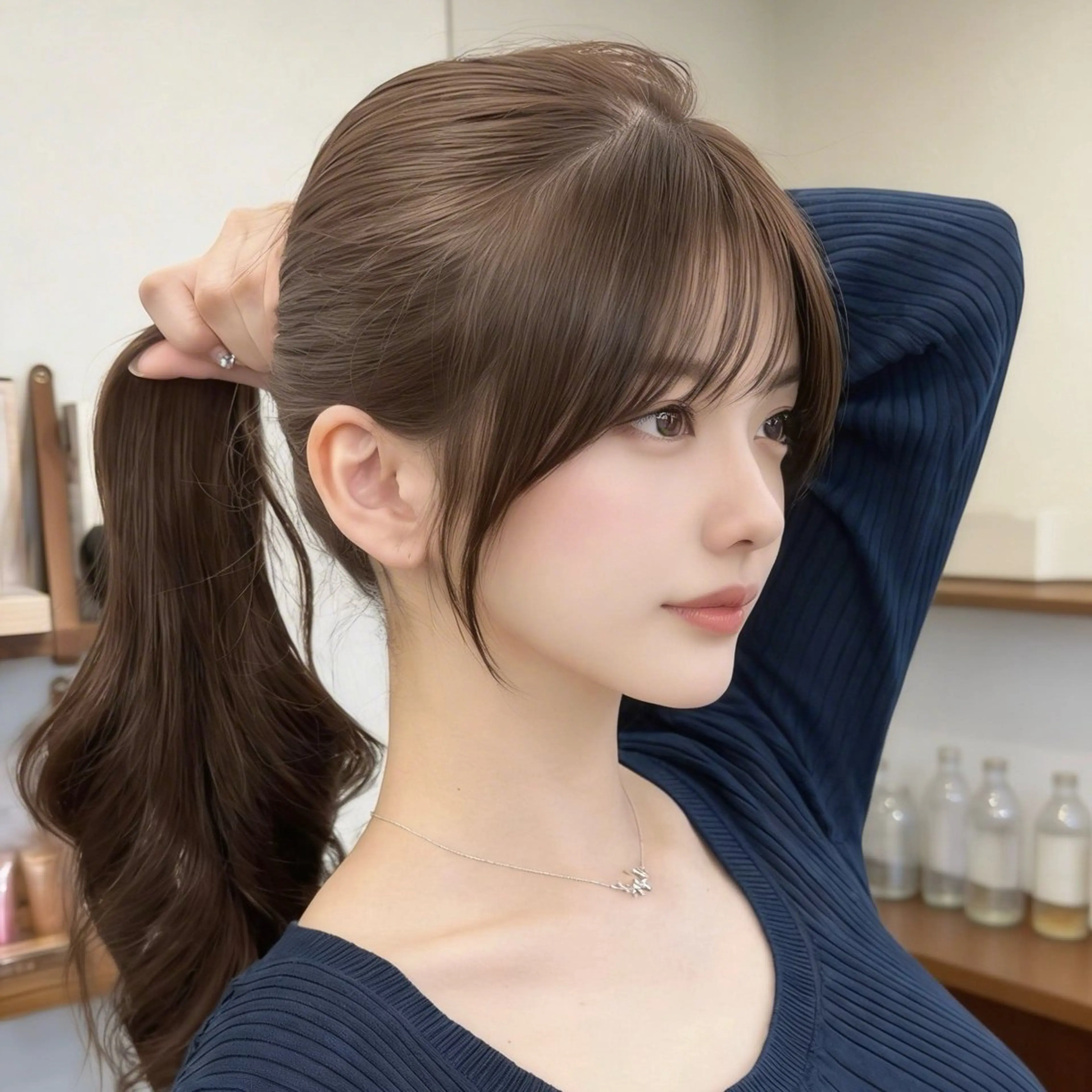 セミロング 🪞顔周りカット🪞 北里朋子のヘアスタイル