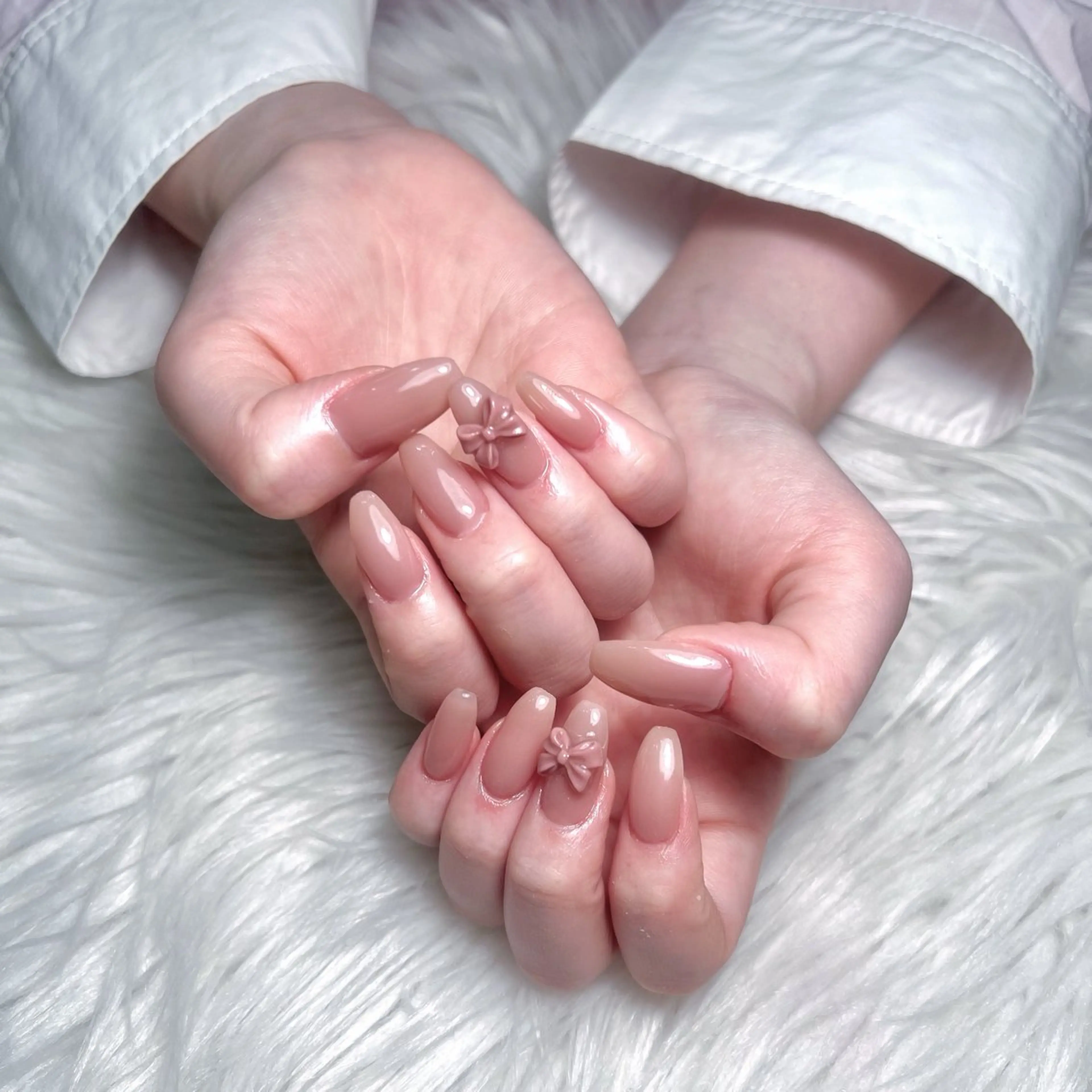 オフあり【ご新規様】ワンカラー  練習モデル様ハンドネイル  ラメ・マグネットOK！(初回オフ・ケア無料)の写真