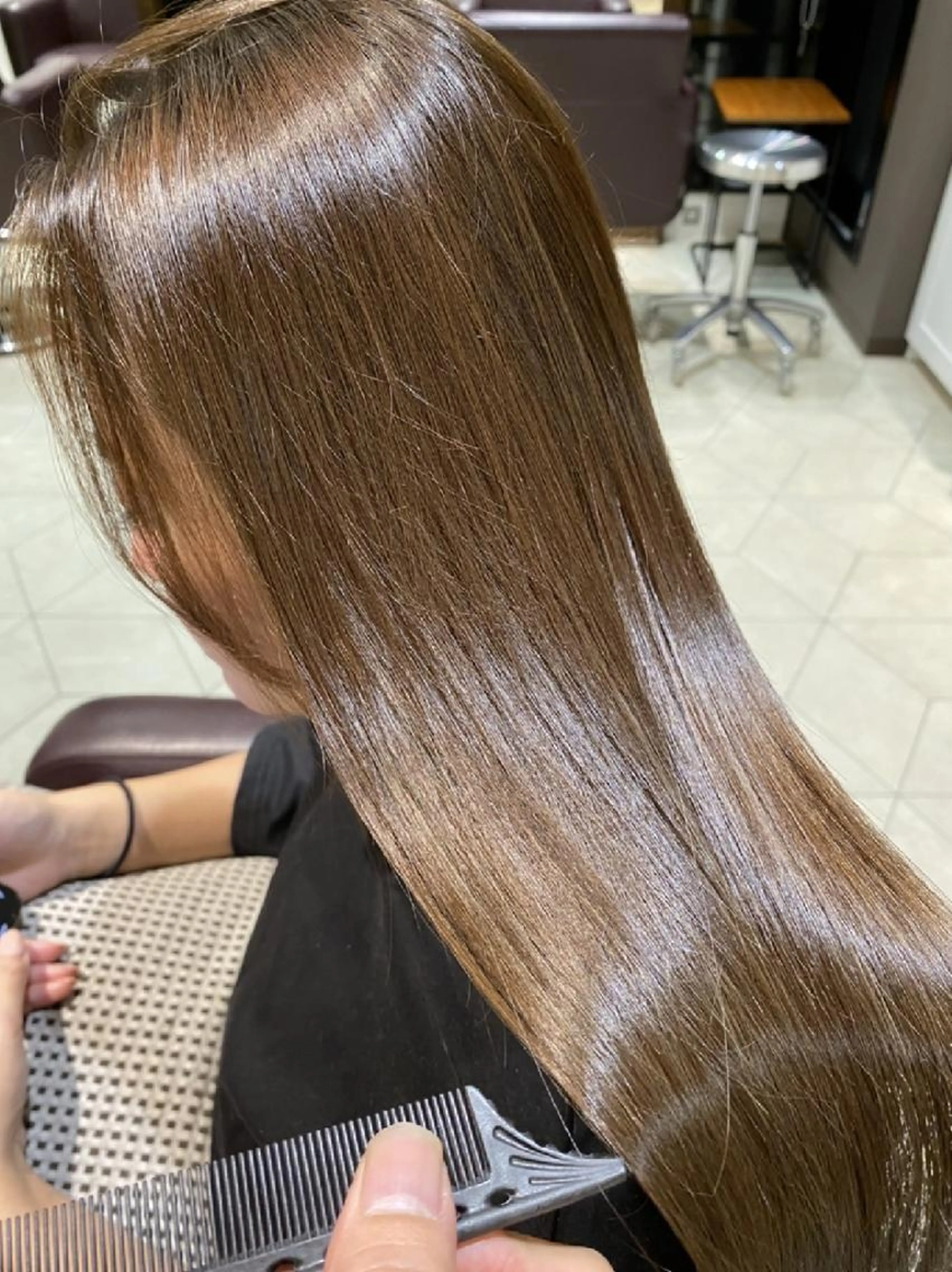 【水素2倍更なる美髪】✂️🖌🧴カット+カラー+髪質改善ミネコラトリートメント+炭酸ヘッドスパの写真