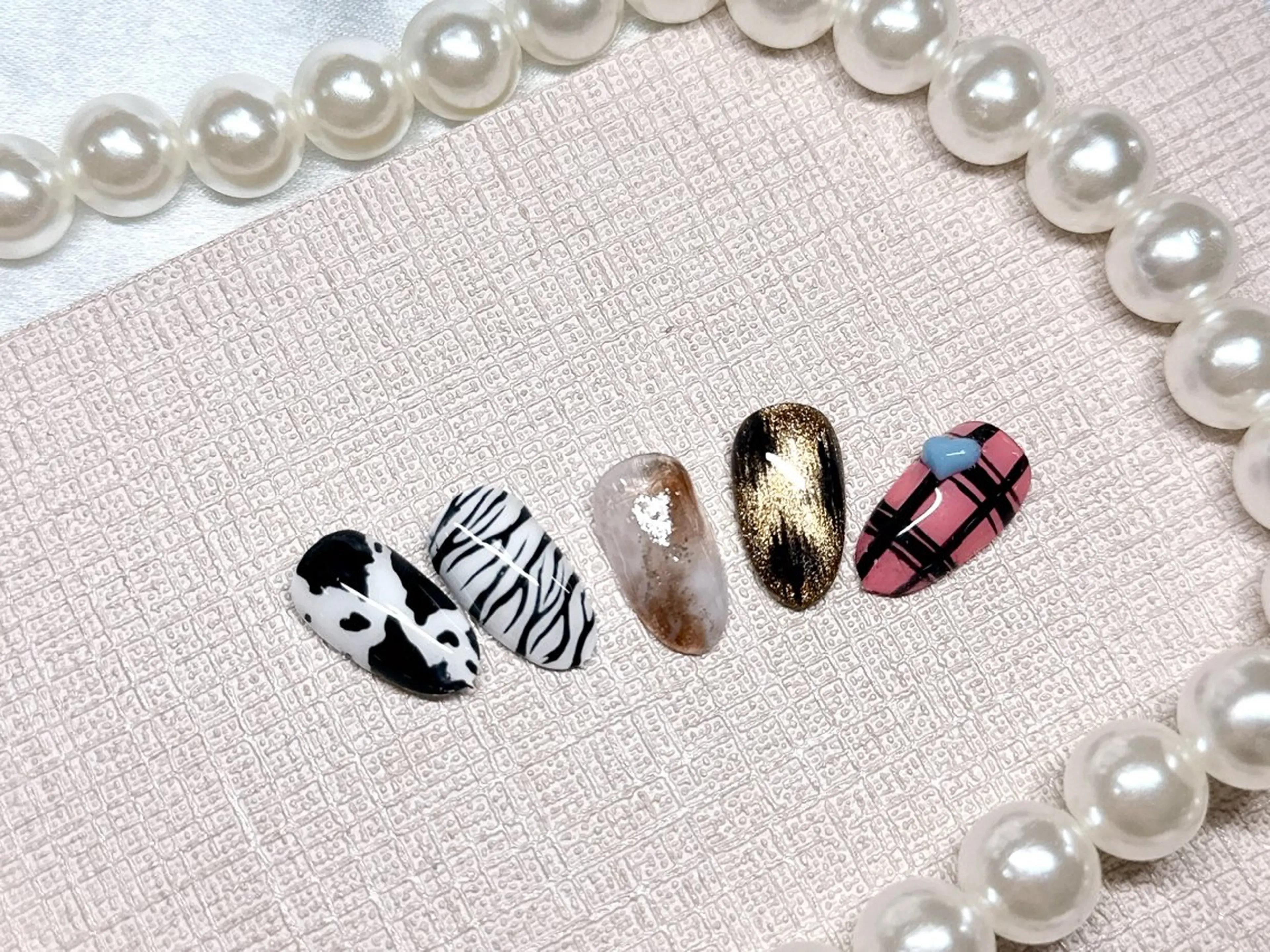 自爪2本アート￥4990（初回ソフトジェルオフ無料）の写真