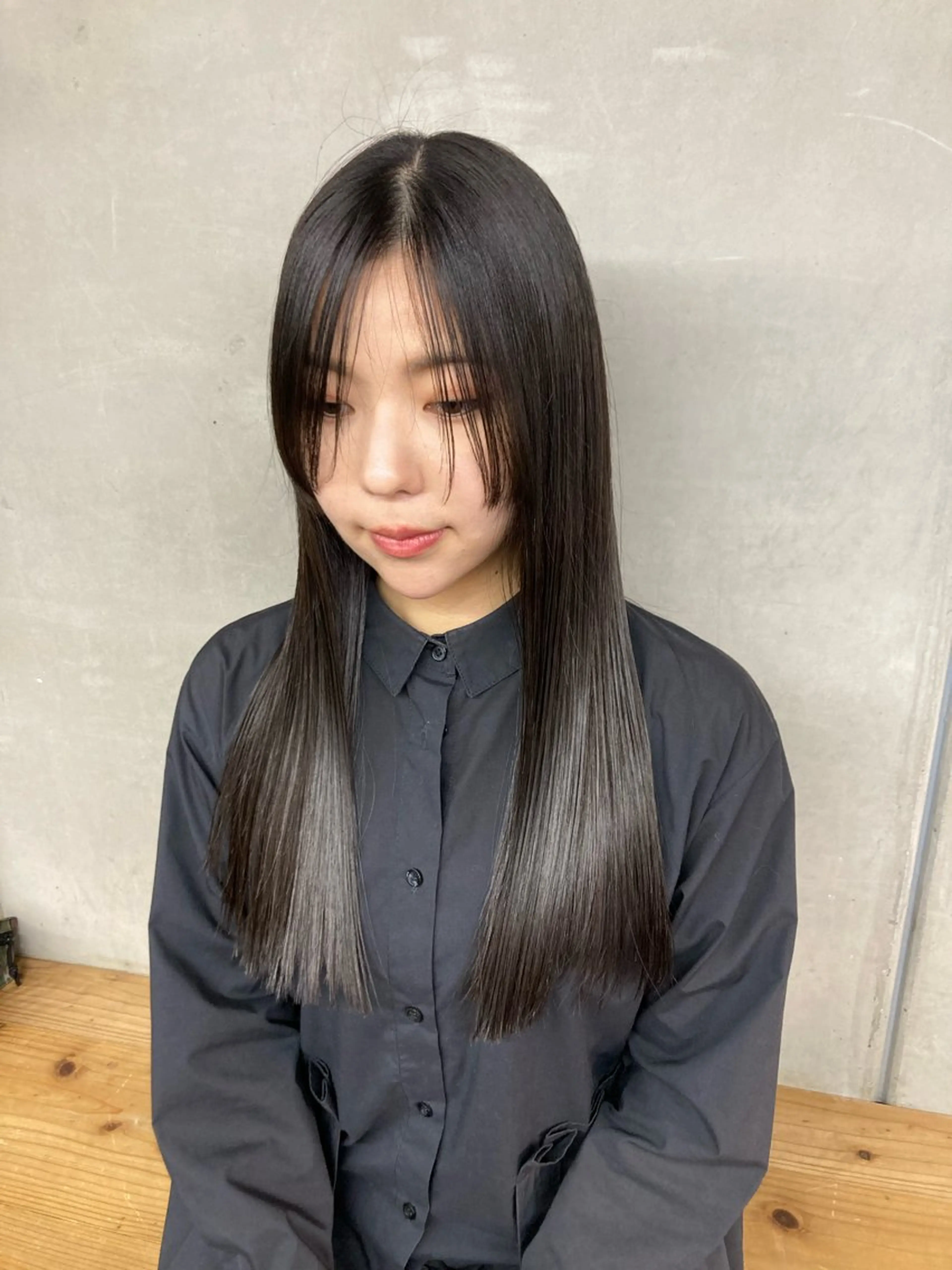 ロング カラー パーマ BRUNTJET所属・MAEDA MADOKAのヘアスタイル