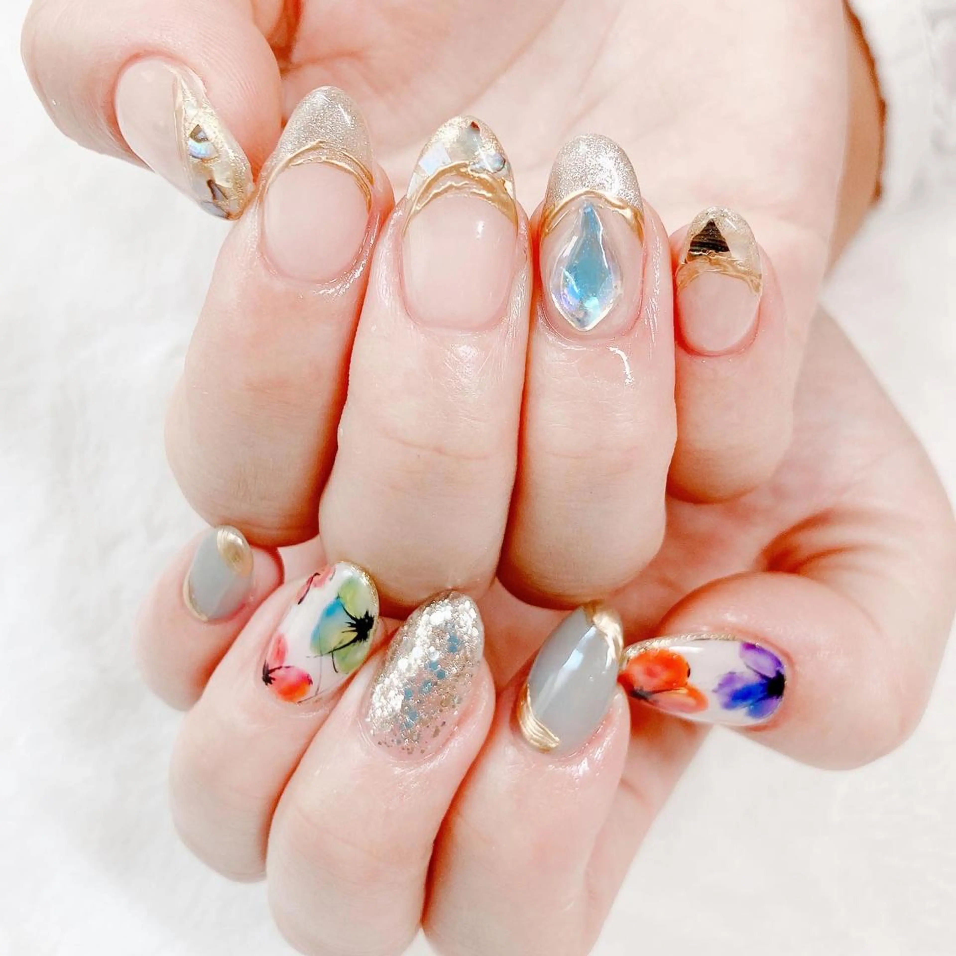 ネイル ハンドネイル 根津 綾子のネイルデザイン