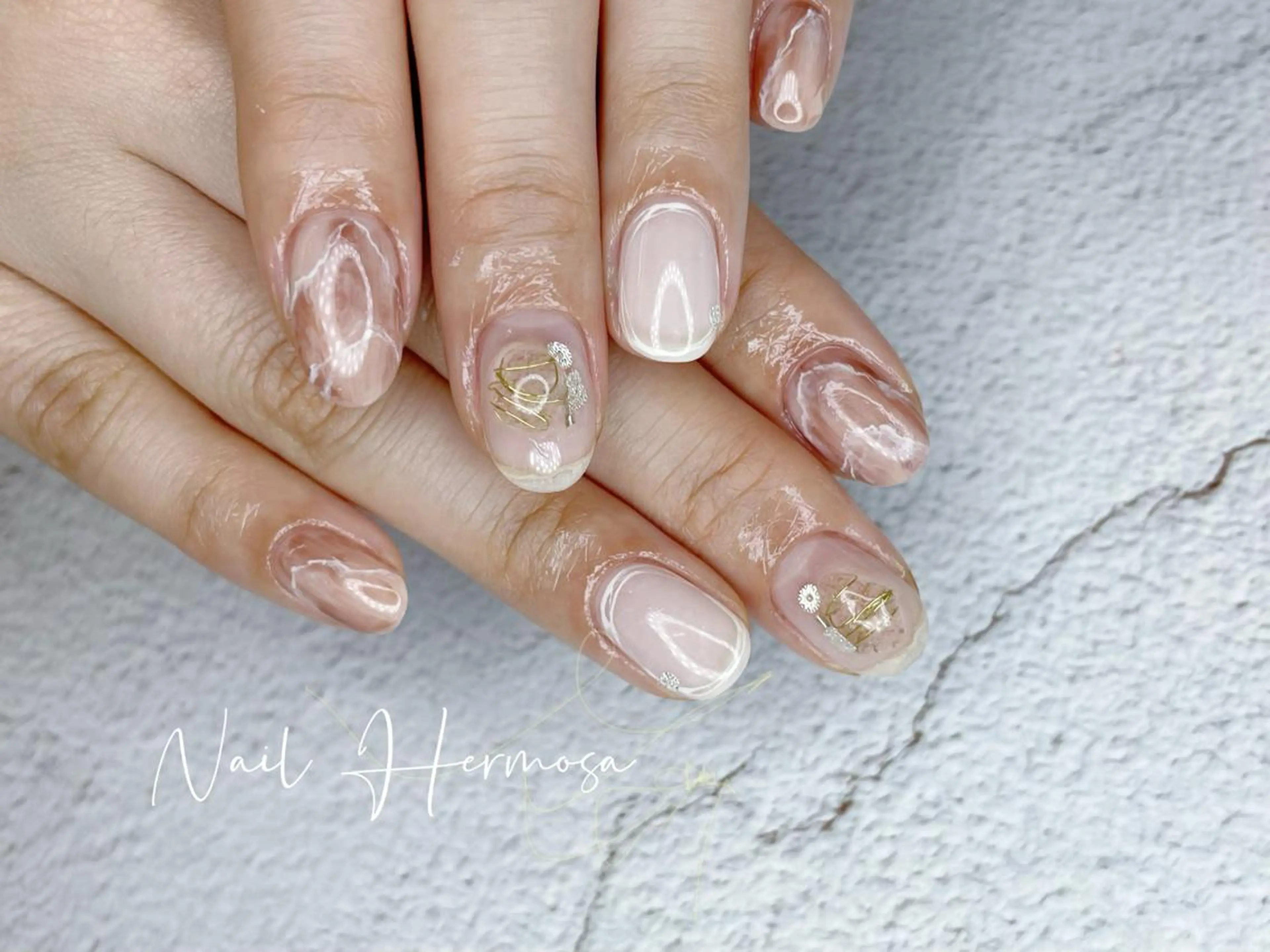 ネイル 長さ出し フラッシュネイル フットネイル ジェルネイル マグネットネイル ハンドネイル ネイル エルモサのネイルデザイン