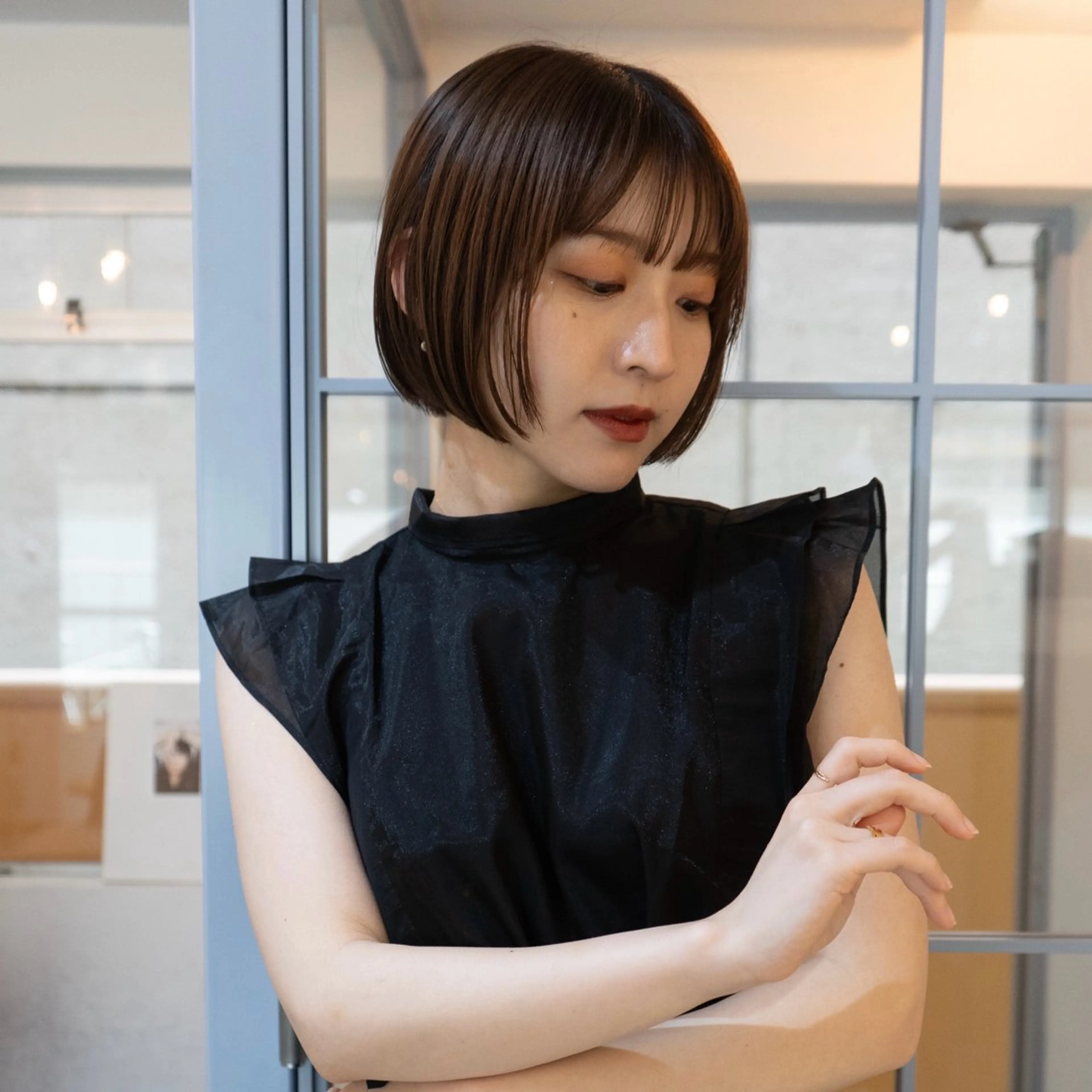 似合わせカット✂️＋3stpトリートメント🧪（シャンプーブロー込み）の写真