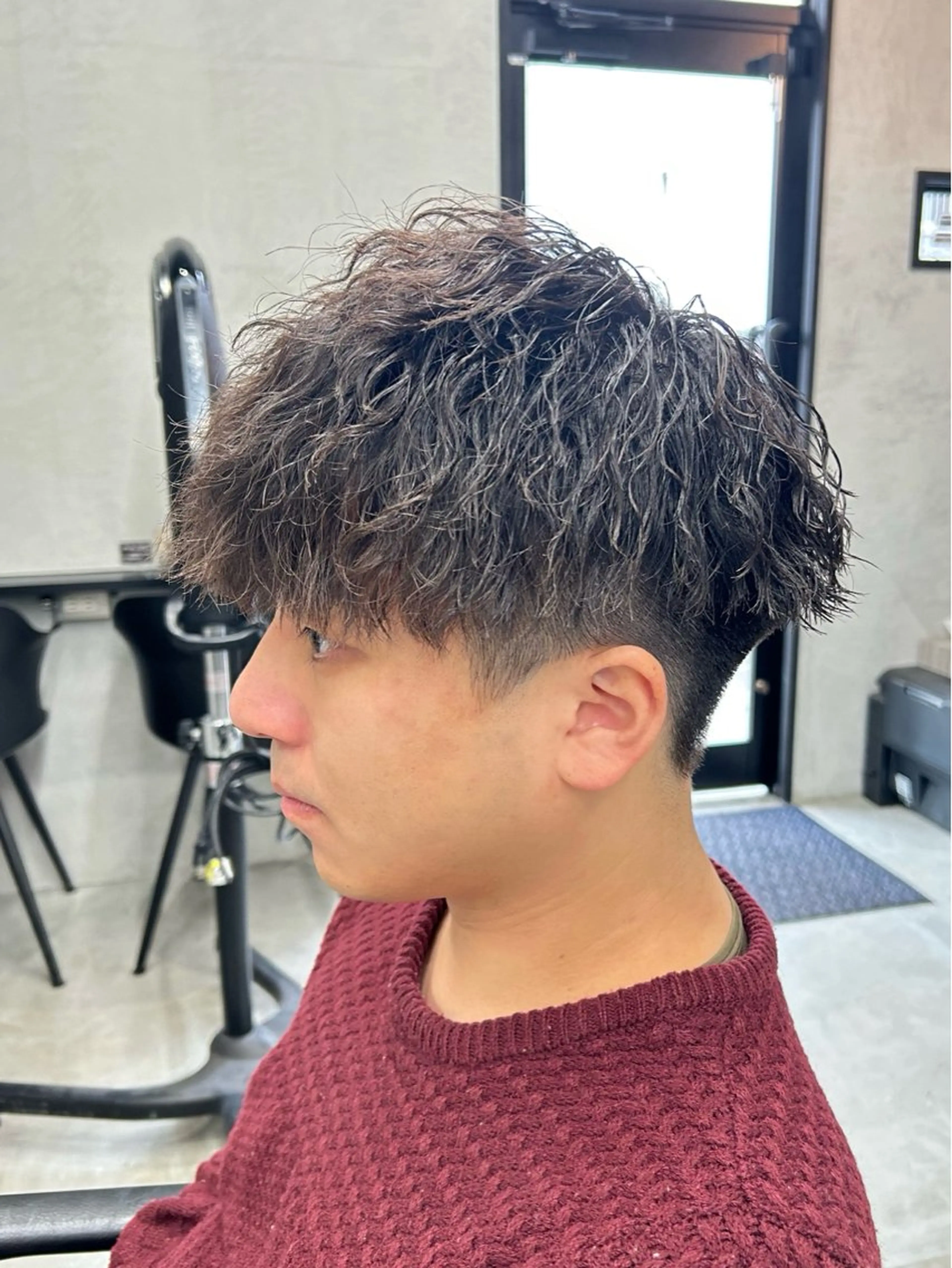 メンズ カット パーマ Haruka髪質改善 ヘアセット♡のヘアスタイル