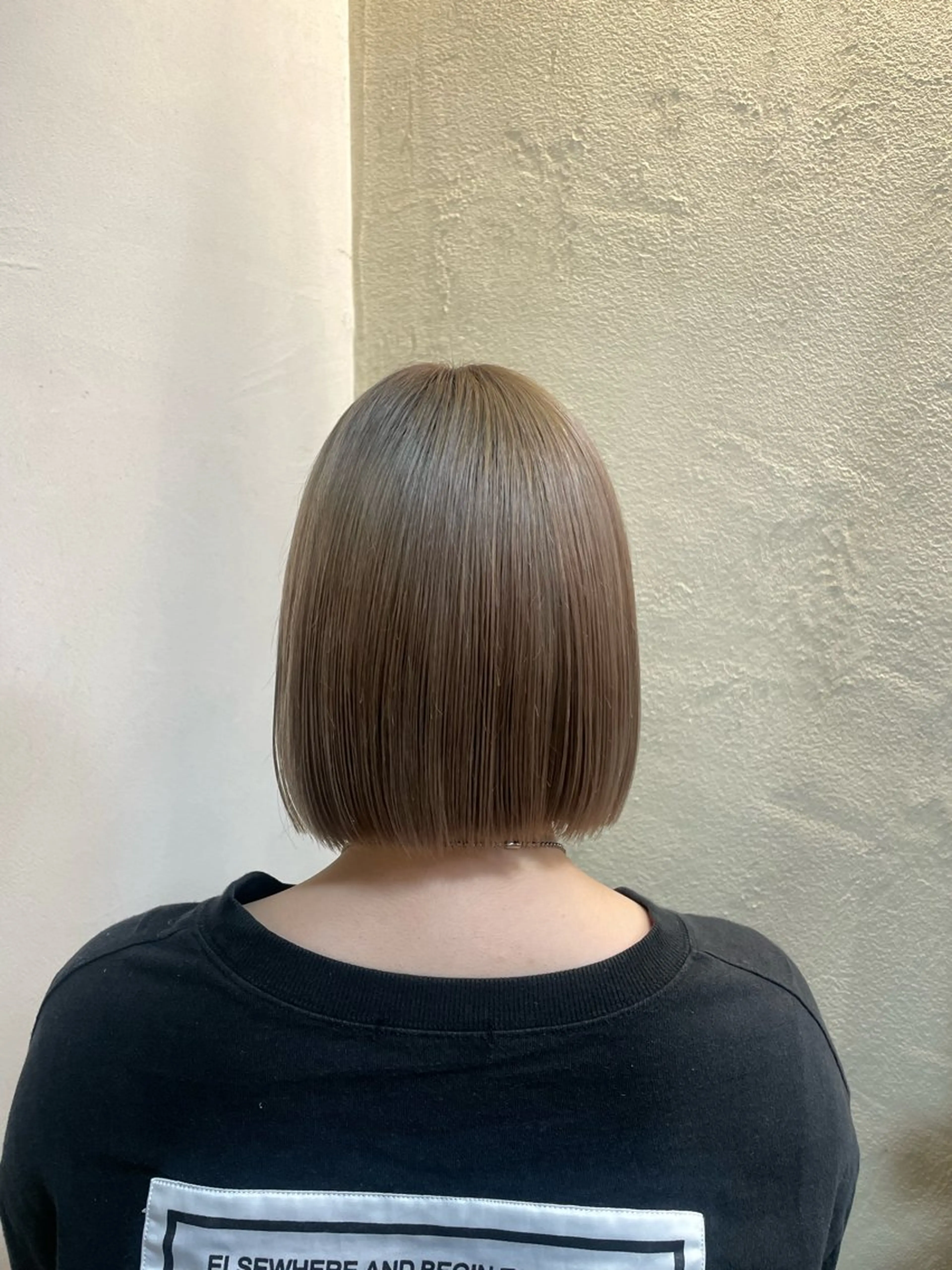 ショート ボブ カット 大庭 萌瑚のヘアスタイル