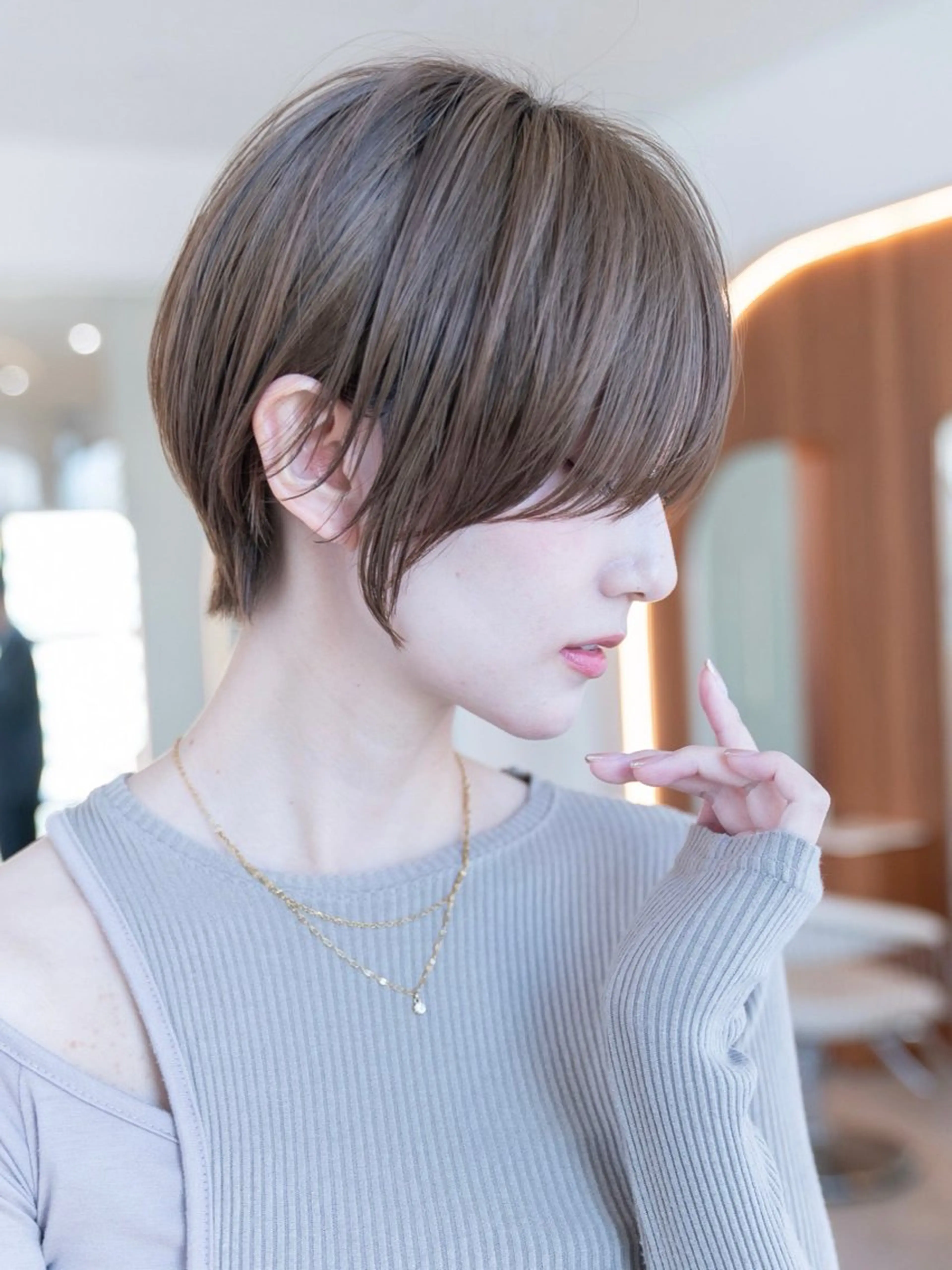 ショート カラー 渋谷ボブ/レイヤー ボブ田中航平のヘアスタイル