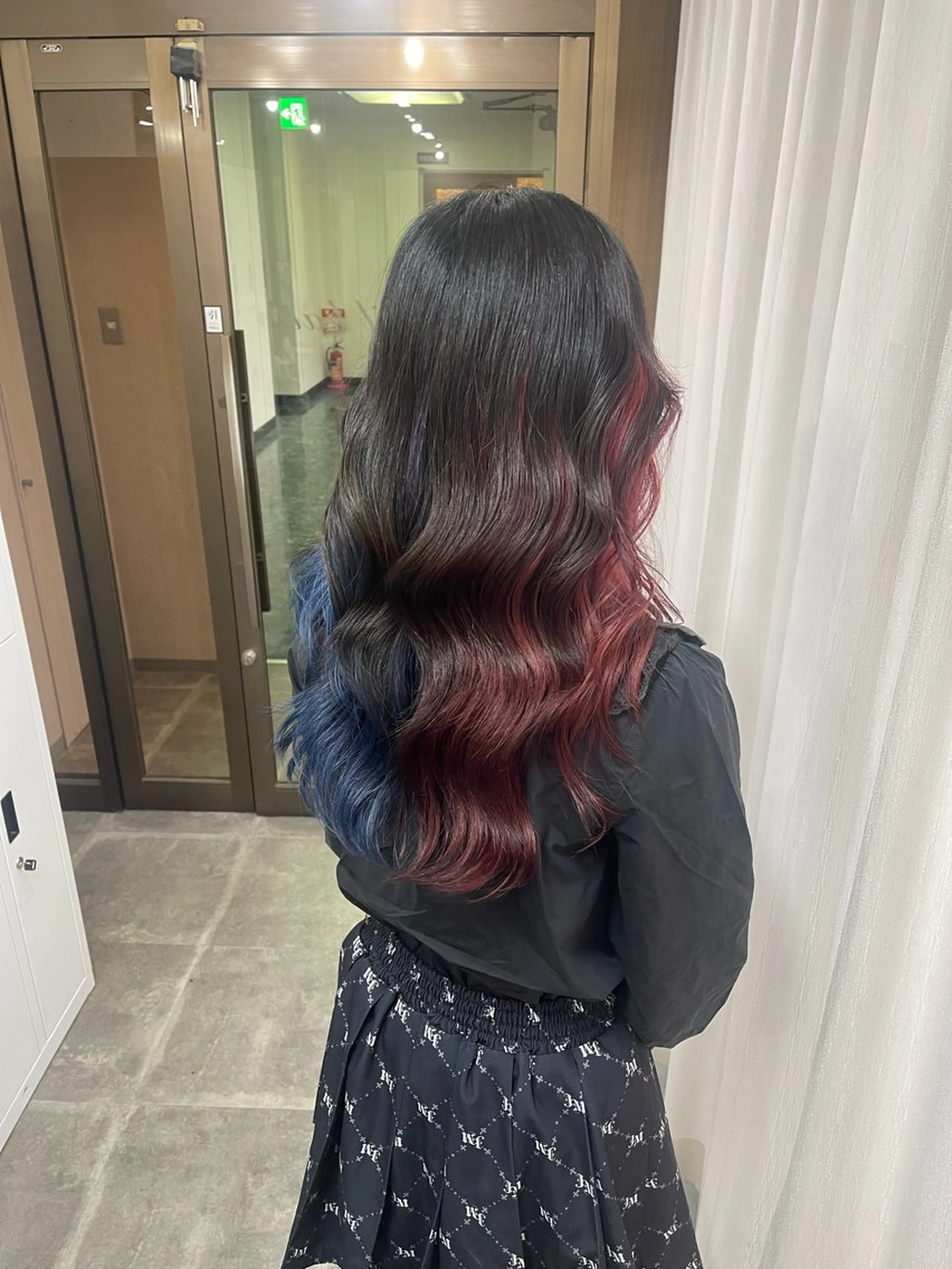 ロング カラー ブリーチ ケアブリーチ デザインカラー ダブルカラー インナーカラー ヘアカラー トリートメント SOYON西大寺店所属・ダブルカラー/ 髪質改善💎安藤のヘアスタイル