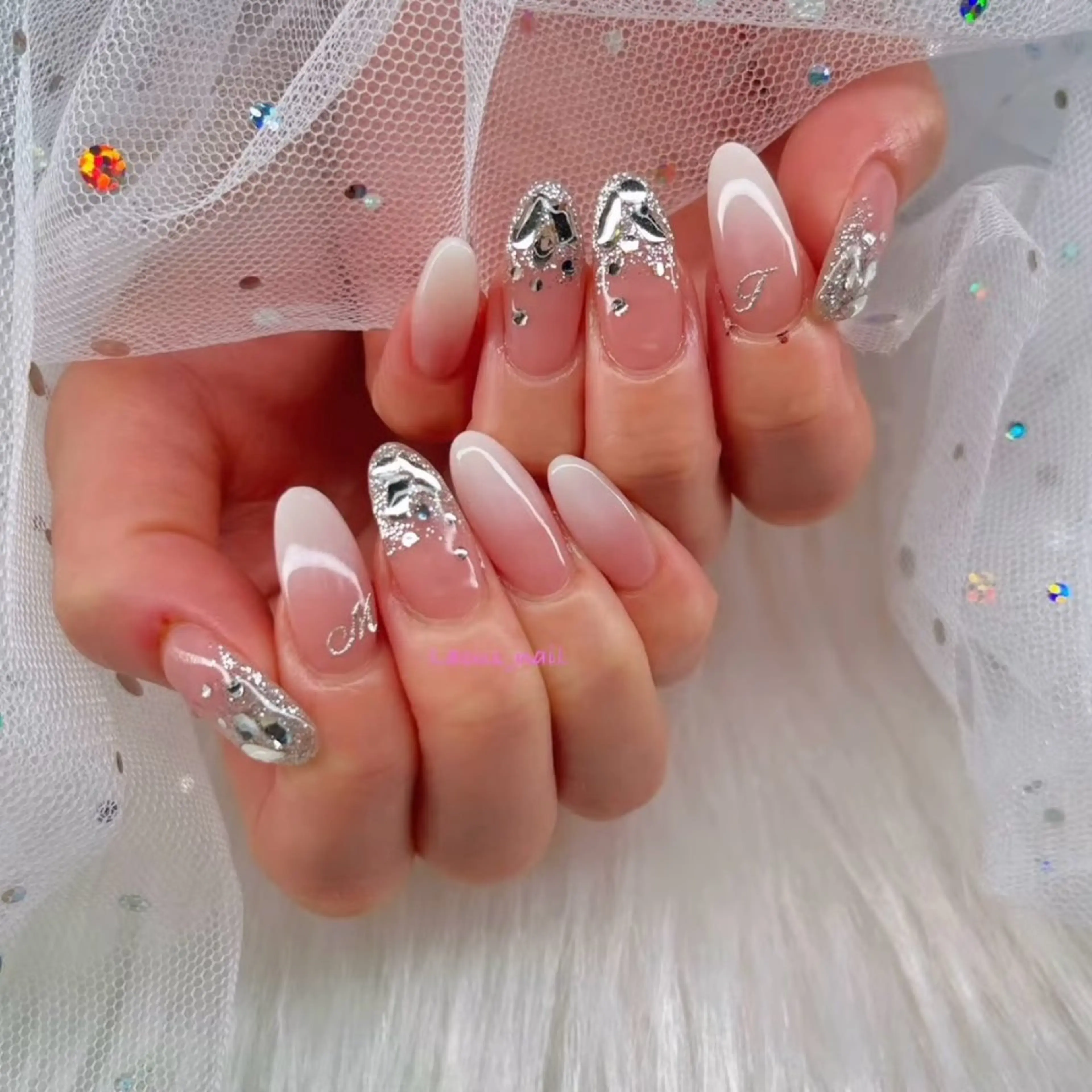 ネイル アートネイル スカルプネイル Nail Salon Lacusのネイルデザイン