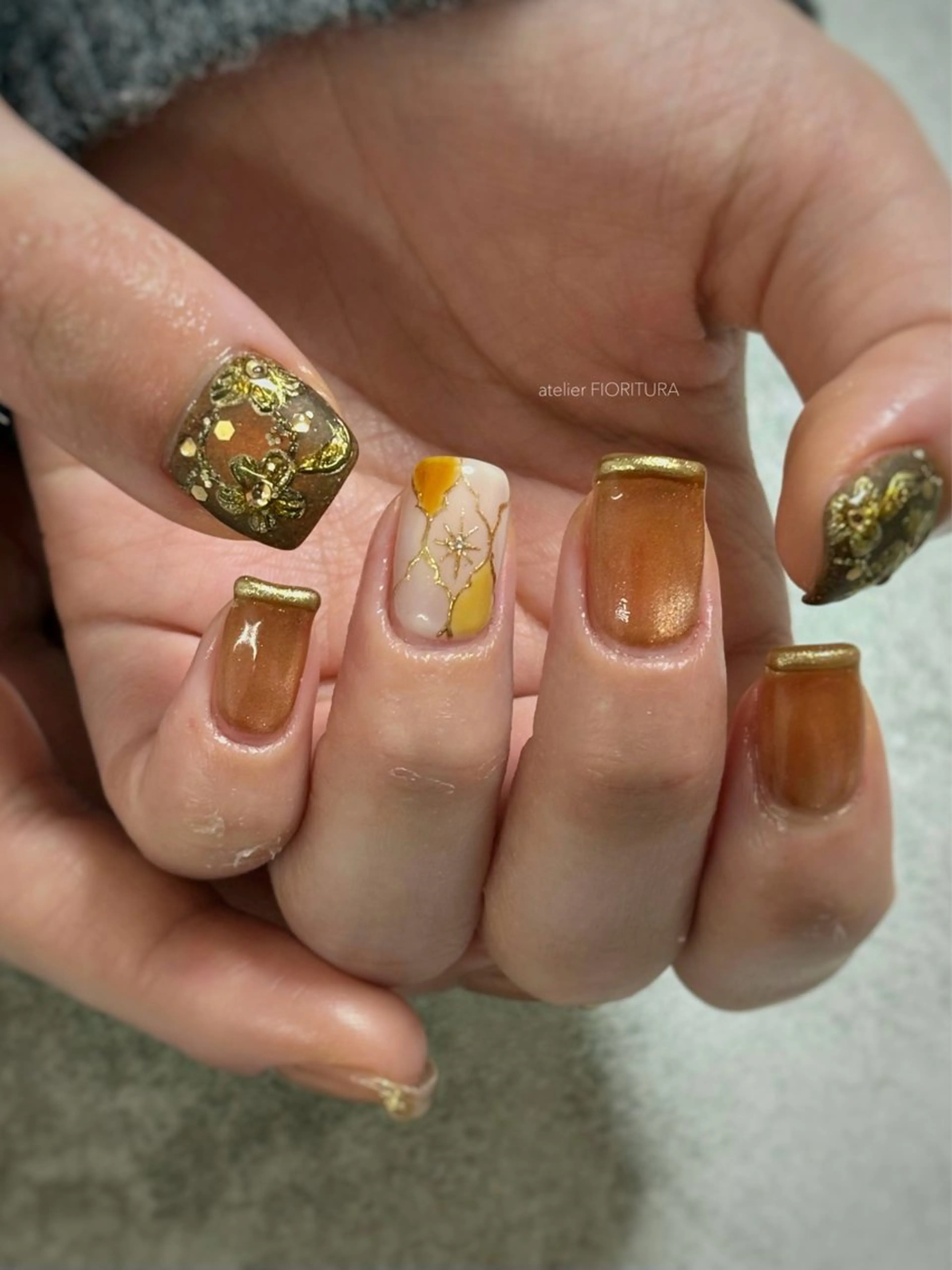 ネイル ハンドネイル FIORITURA Maikoのネイルデザイン