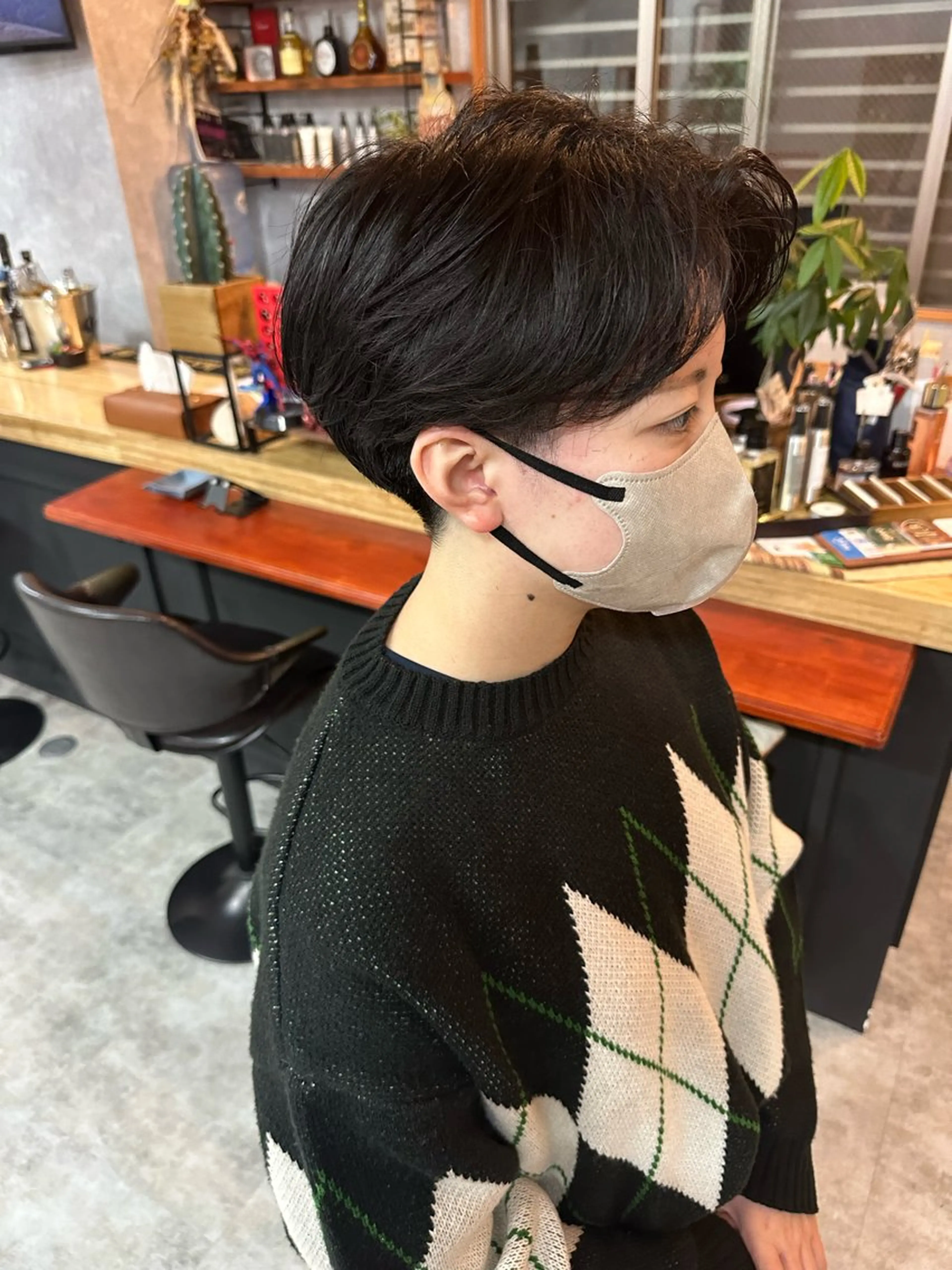 ショート 切りっぱなしボブ ショートボブ ハンサムショート 丸みショート ボブ カット トリートメント C’LD hair produce /シールドヘア所属・モテ髪/ボブ/ショー ト/アダチフウトのヘアスタイル