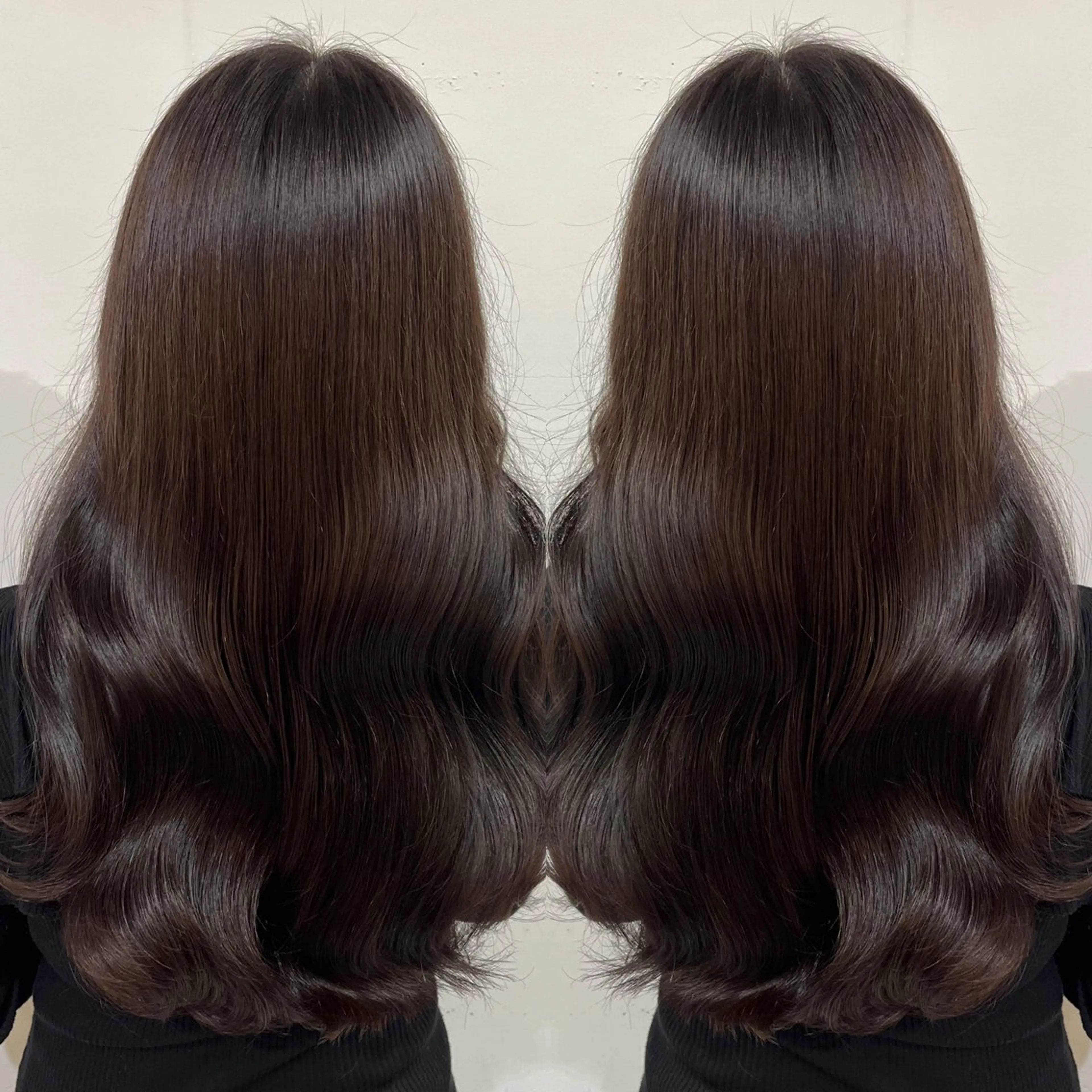 ロング カラー ヘアカラー トリートメント ブリーチなしWカラー /レイヤー🫧ナシコのヘアスタイル