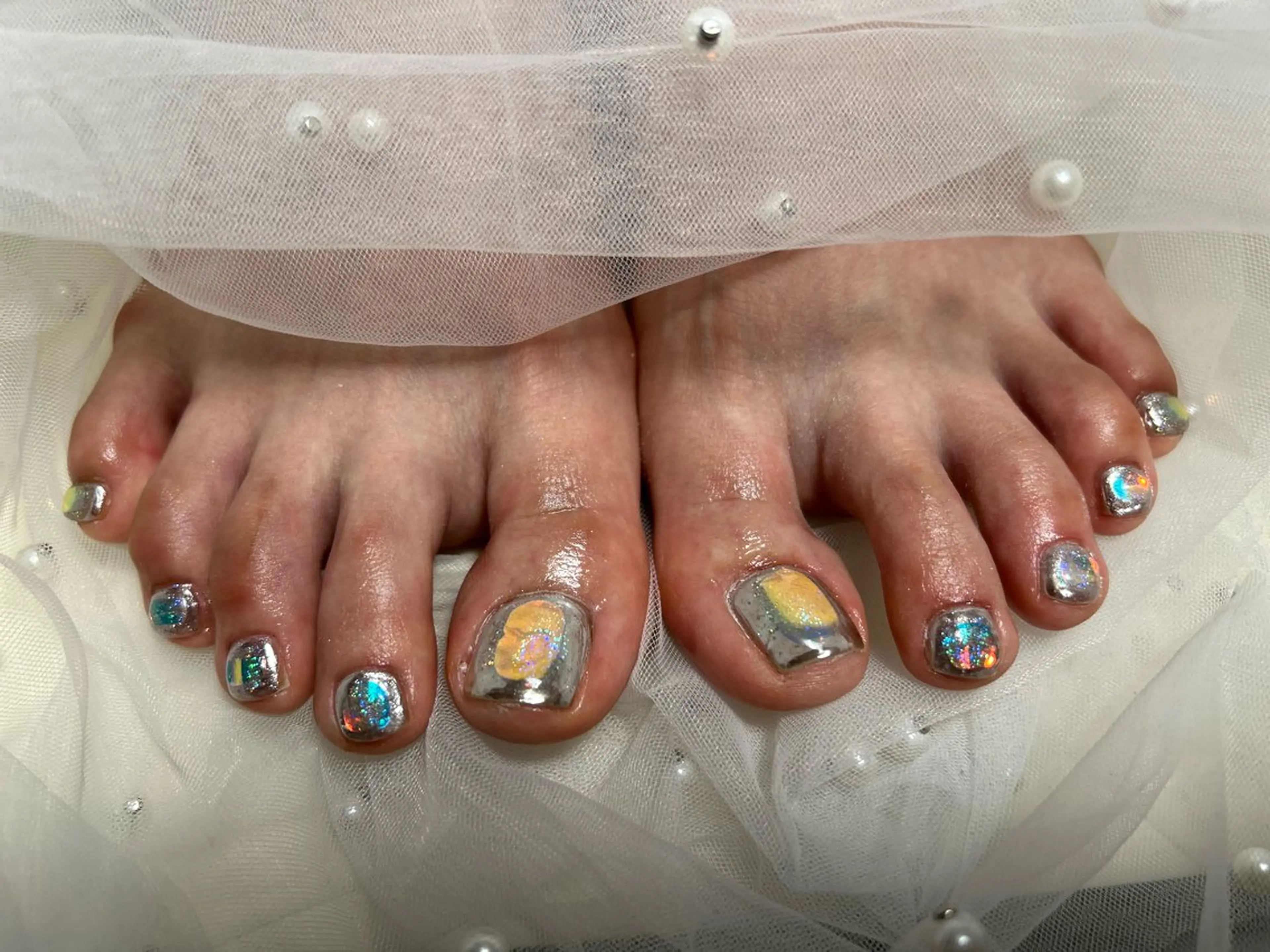 ネイル ハンドネイル フットネイル ✴︎ Delightのネイルデザイン