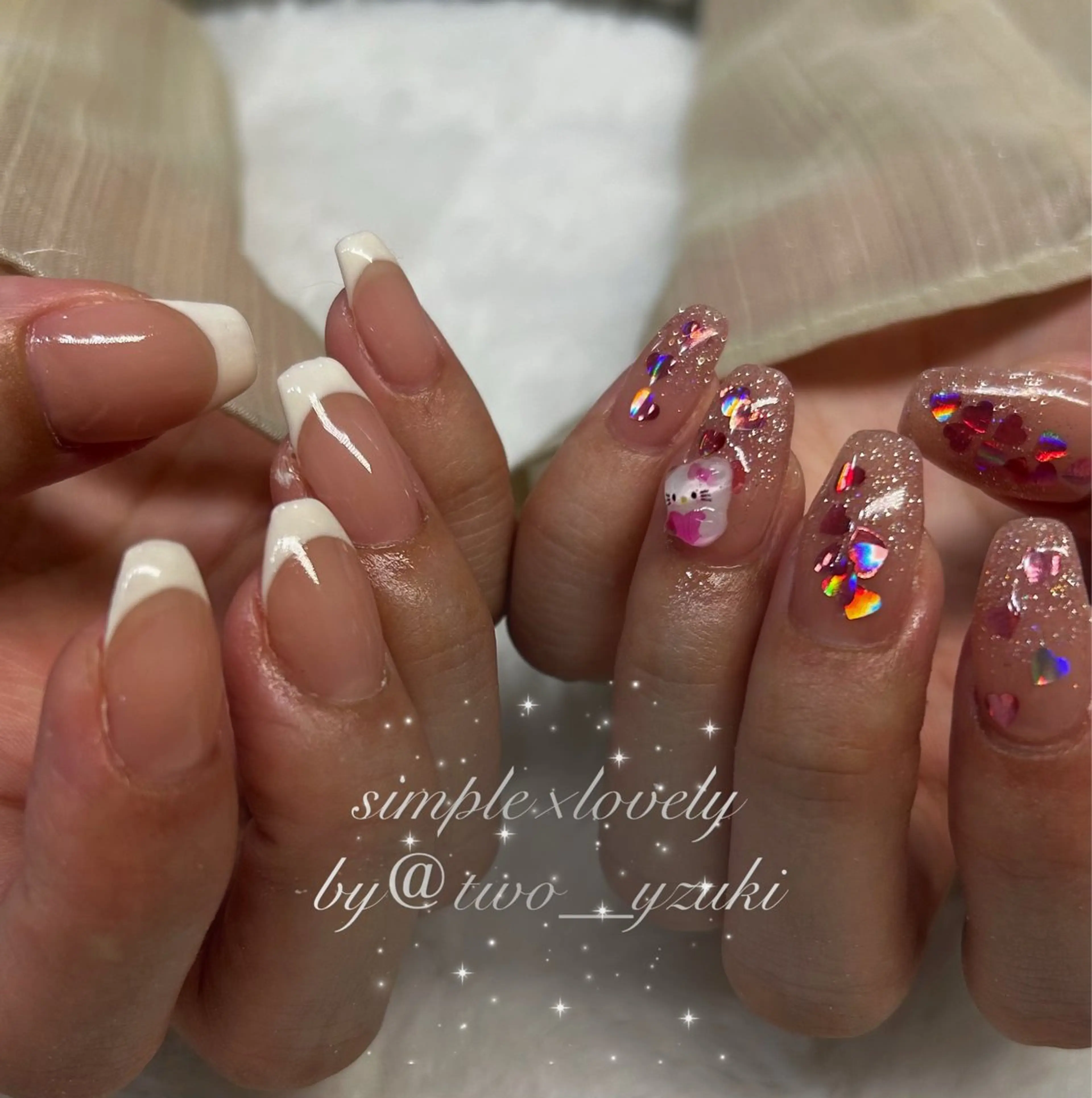 ネイル ハンドネイル Two YUZUKIのネイルデザイン