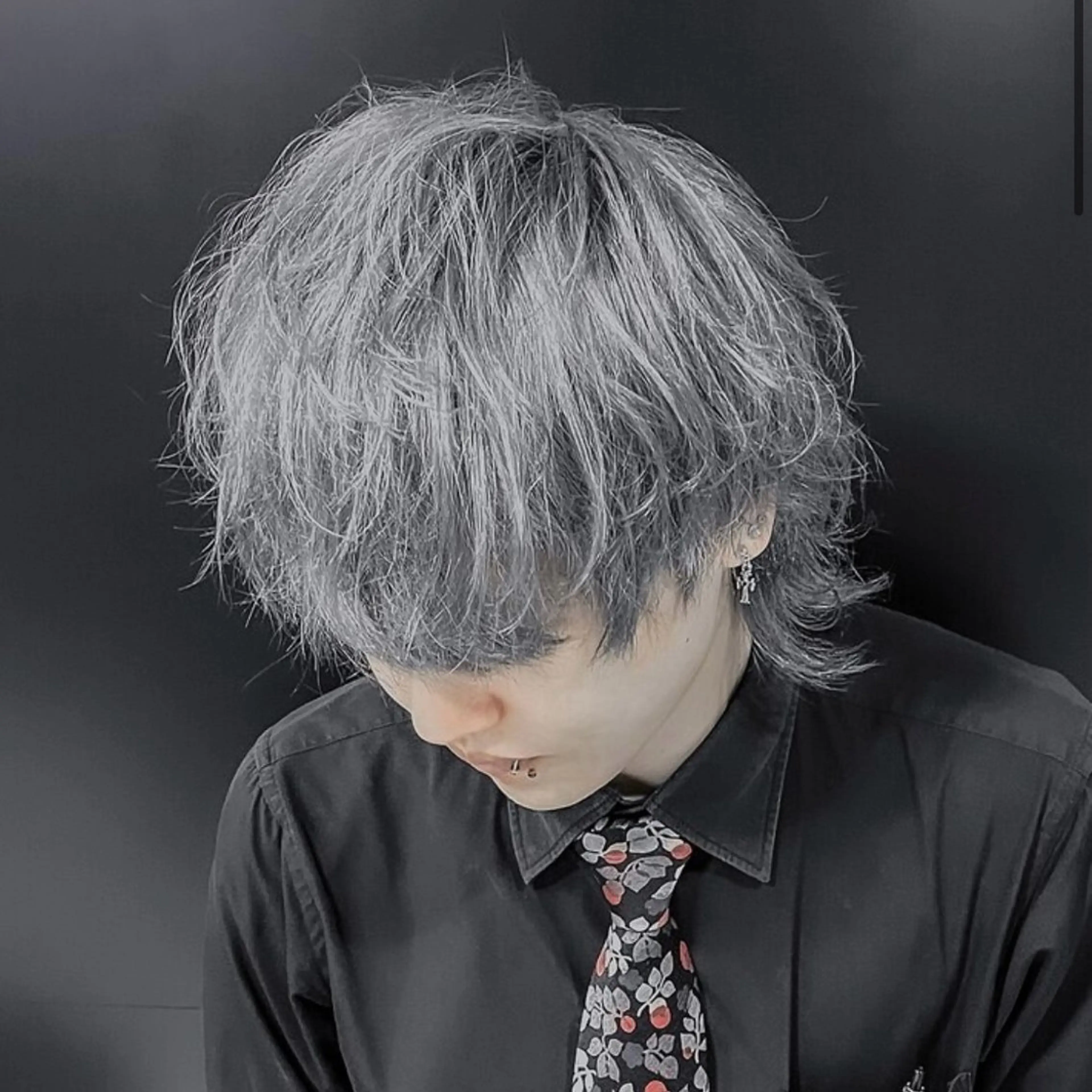 カラー メンズ ヘアカラー トリートメント ヘアセット メンズ/アメ村/河合 顕正のヘアスタイル