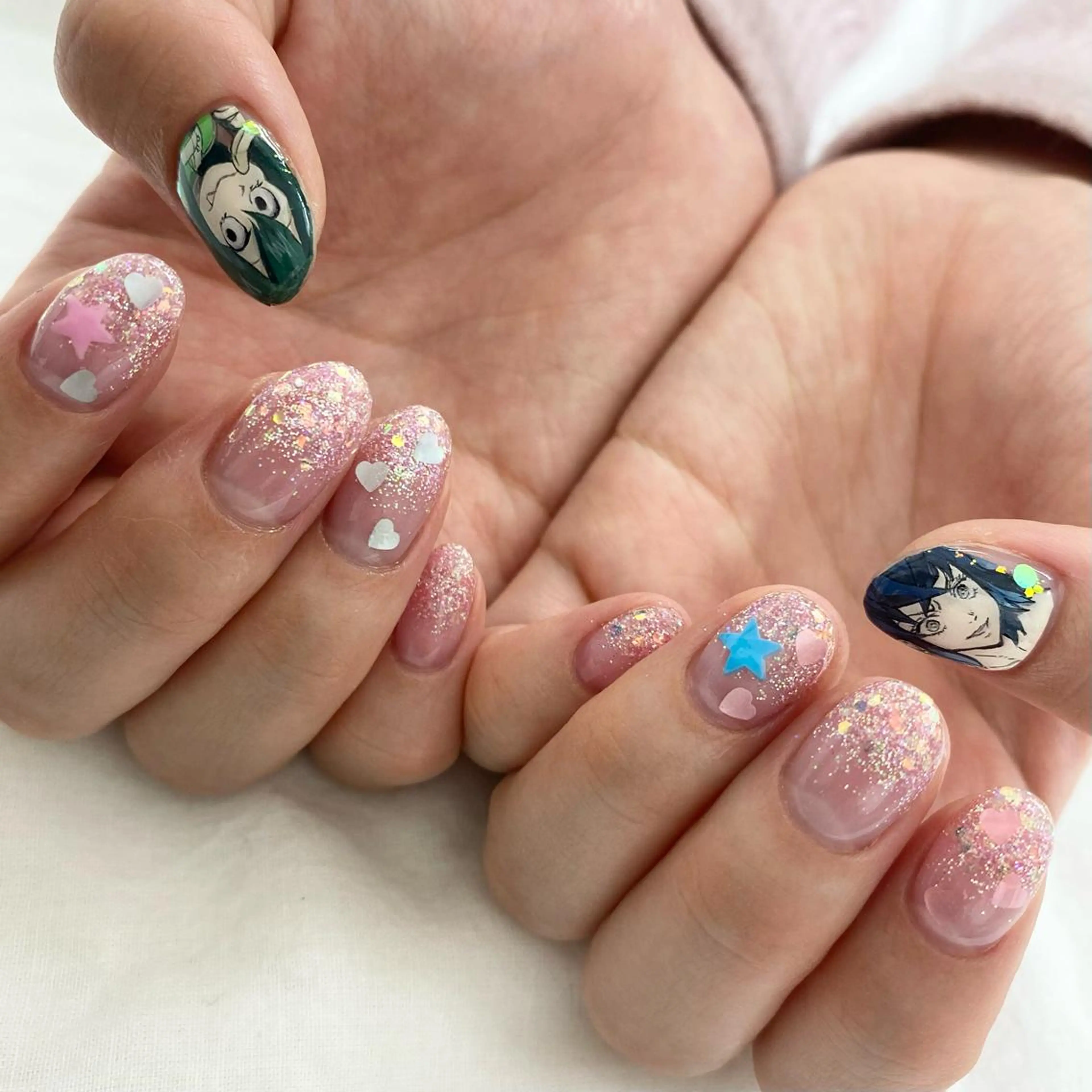 ショート ハンドネイル 池袋痛ネイル Nok. 渡辺のネイルデザイン