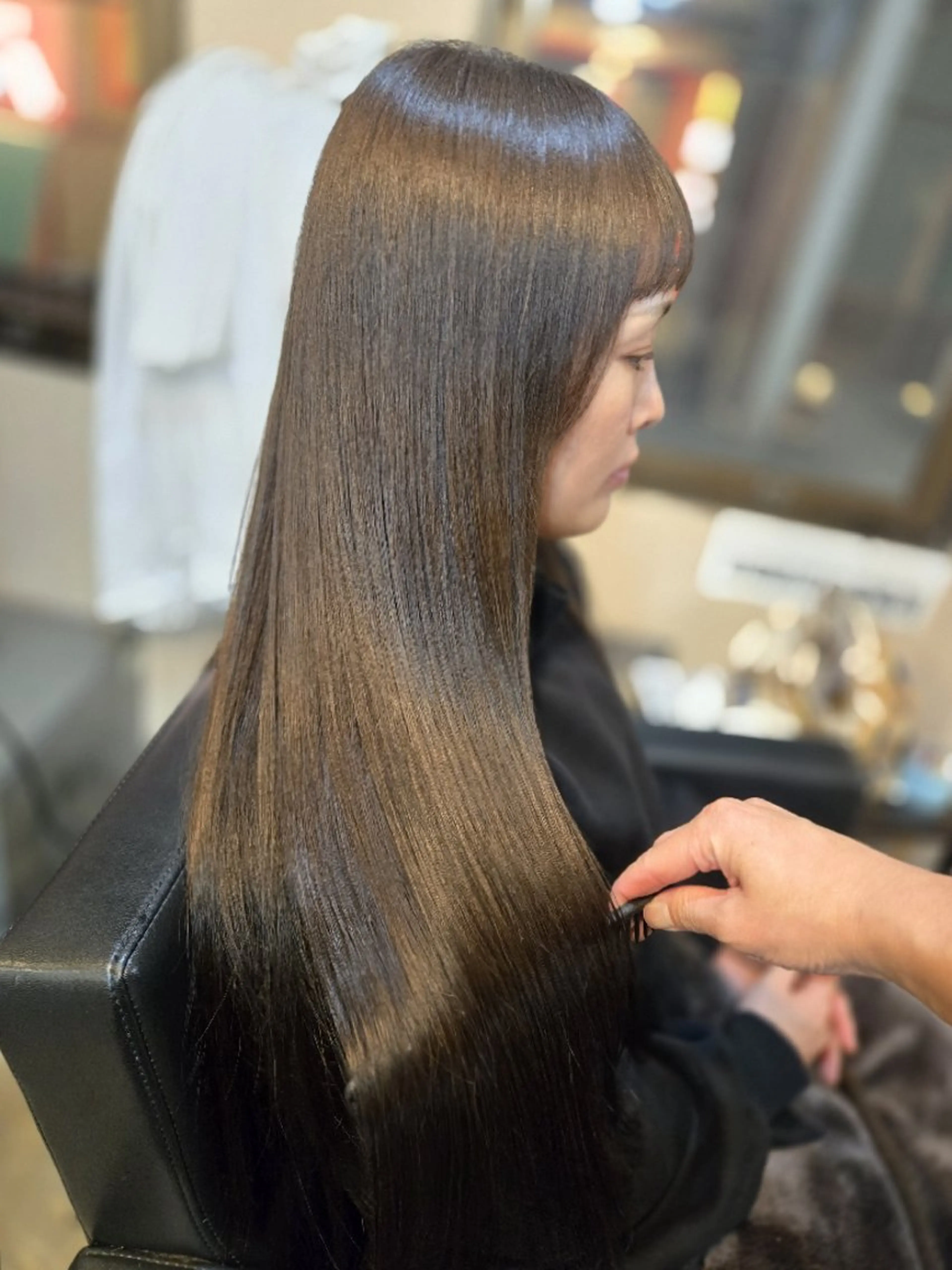 カラー ロング パーマ 髪質改善 トリートメント ストレートパーマ SevenQuarter所属・Seven Quarterのヘアスタイル